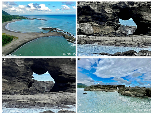 【屏東。恆春】墾丁小巴里島灘岩。網友稱為台版的馬爾地夫。絕美粉淺藍的海水 @1817BOX部落格