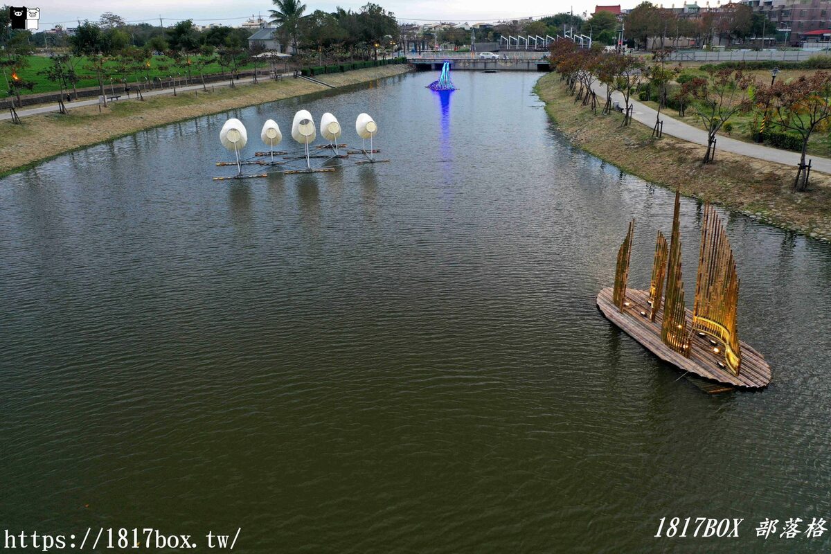 【台南。鹽水】2022月津港燈節 – 禮物。歷年來規模最大。五大展區、83個作品