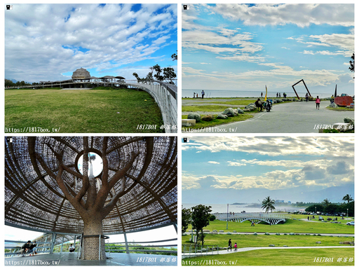 【台東市】海濱公園。國際地標－向陽樹。吹著徐徐海風。欣賞廣闊無際的太平洋