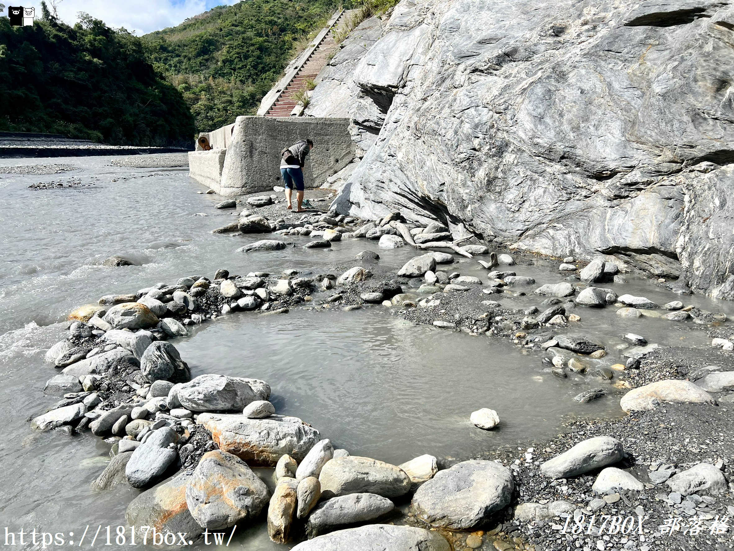【台東。延平】紅葉紅橋野溪溫泉。台灣最容易親近的露天溫泉之一 @1817BOX部落格