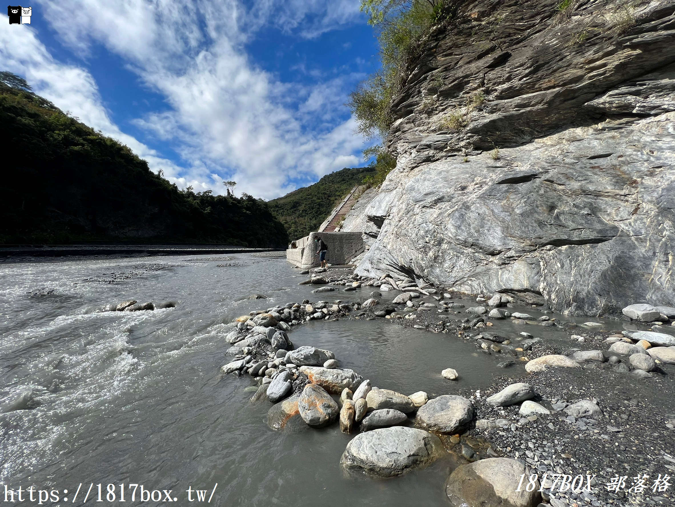 【台東。延平】紅葉紅橋野溪溫泉。台灣最容易親近的露天溫泉之一