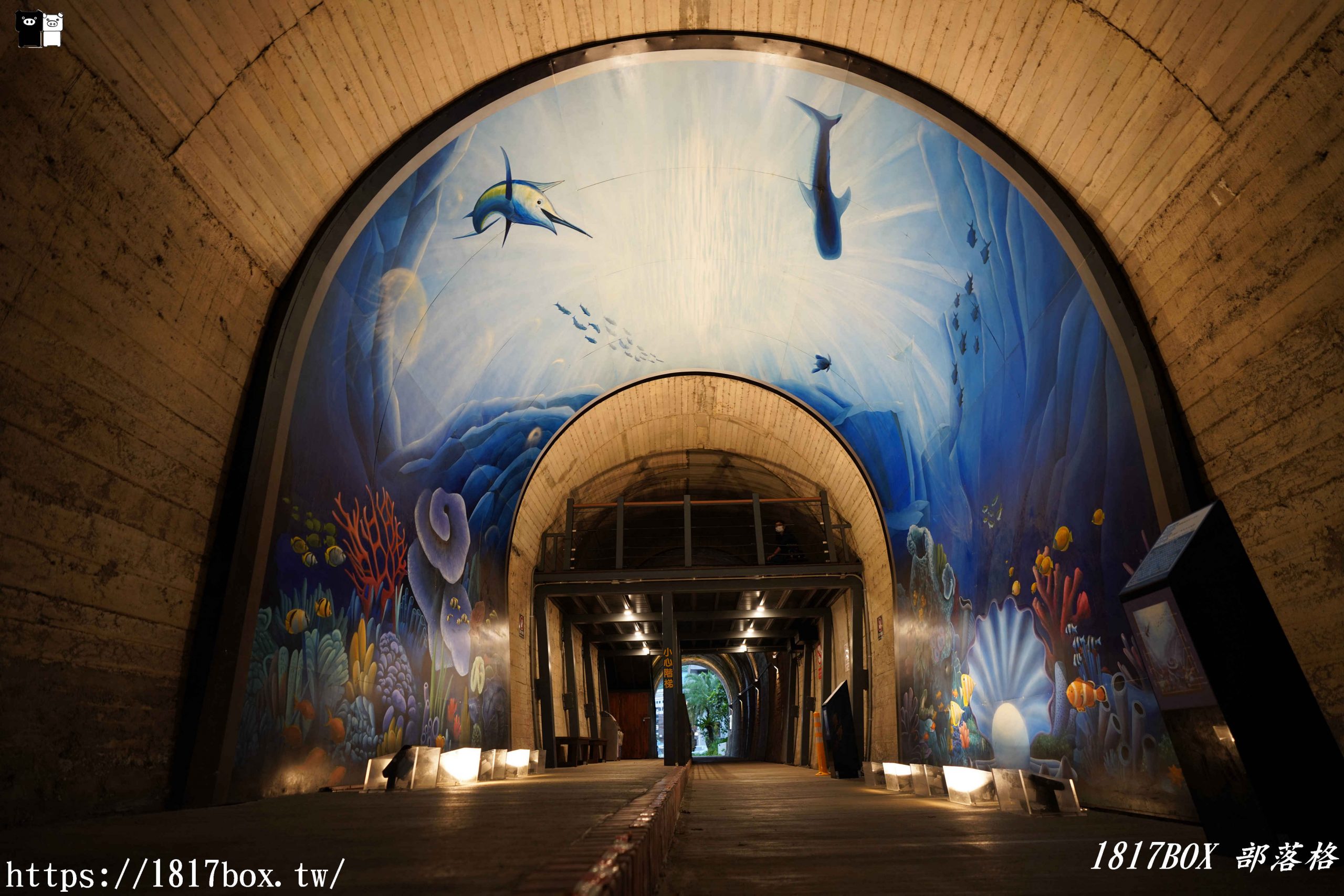 【宜蘭。蘇澳】台鐵舊隧道。蘇東隧道。3D深海世界彩繪。南方澳山海漫遊