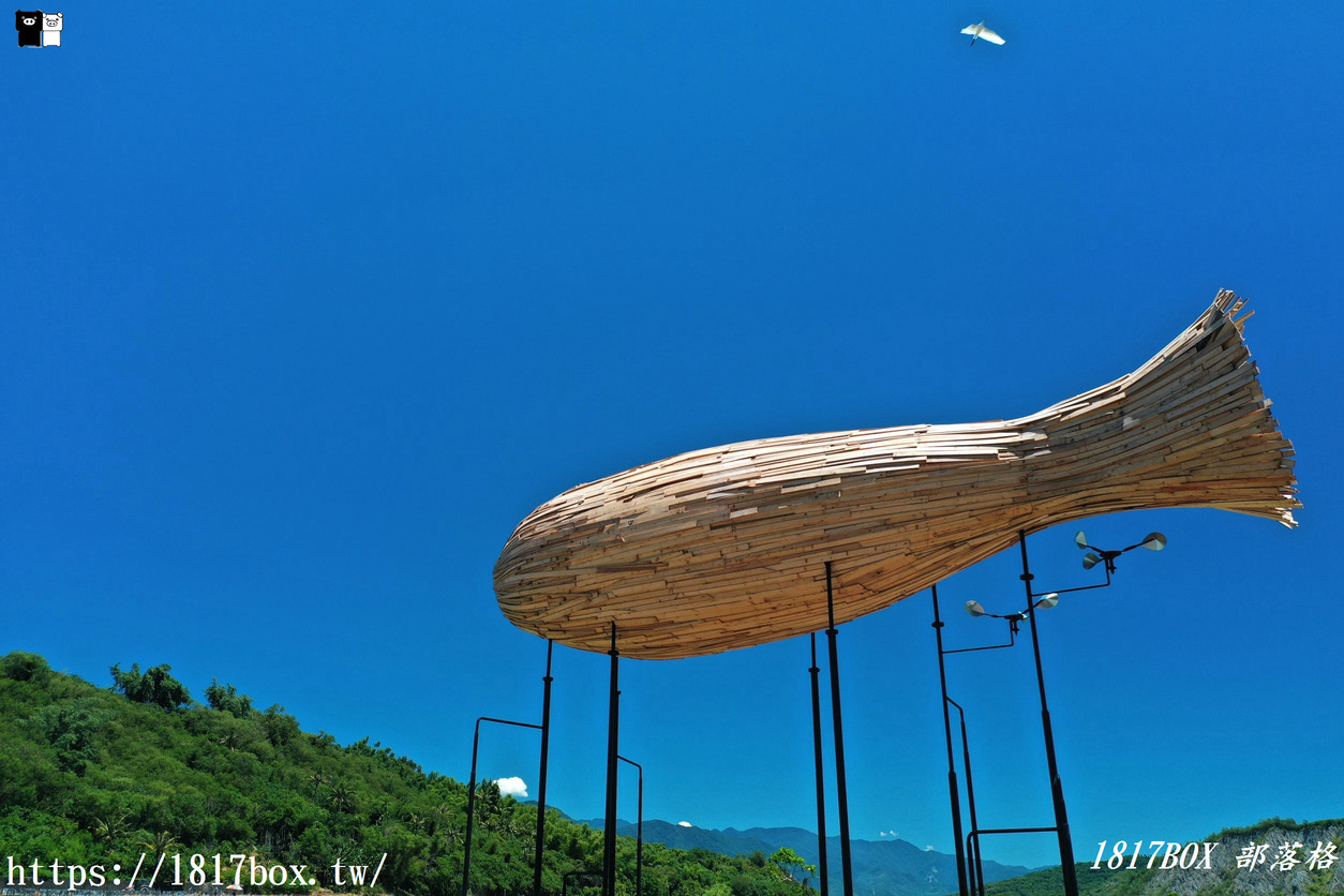 【台東。鹿野】漂鳥197-縱谷大地藝術季。李維睦。在一朵像魚的雲下看風景