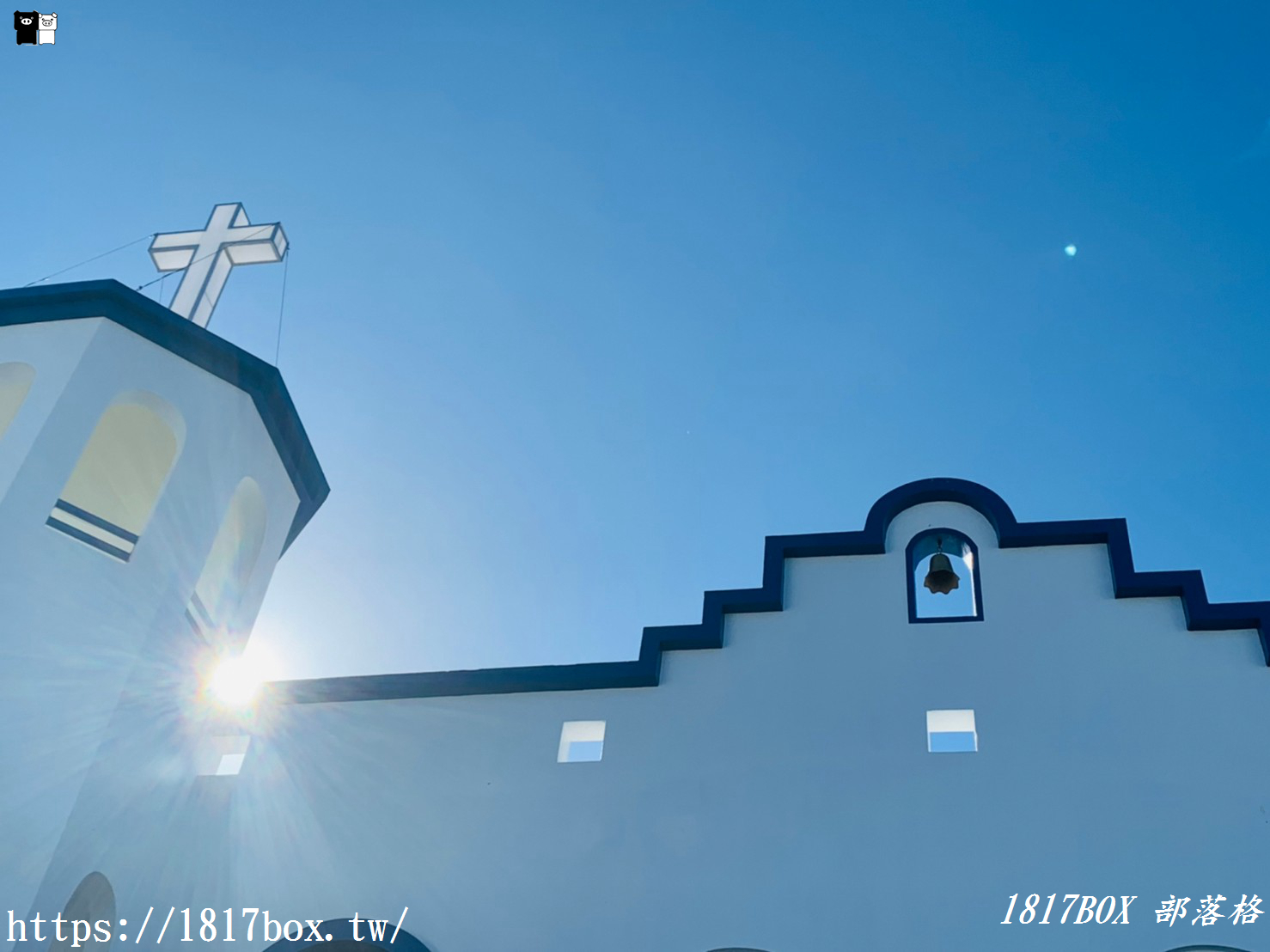 【台東市】射馬干台福基督教會。地中海風格藍白建築