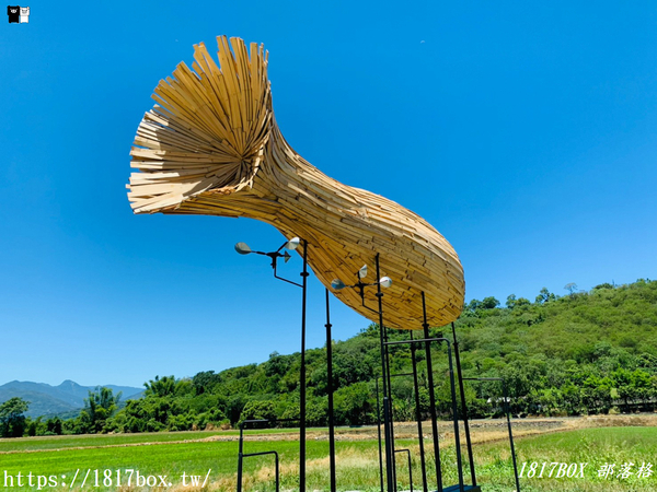 【台東。鹿野】漂鳥197-縱谷大地藝術季。李維睦。在一朵像魚的雲下看風景