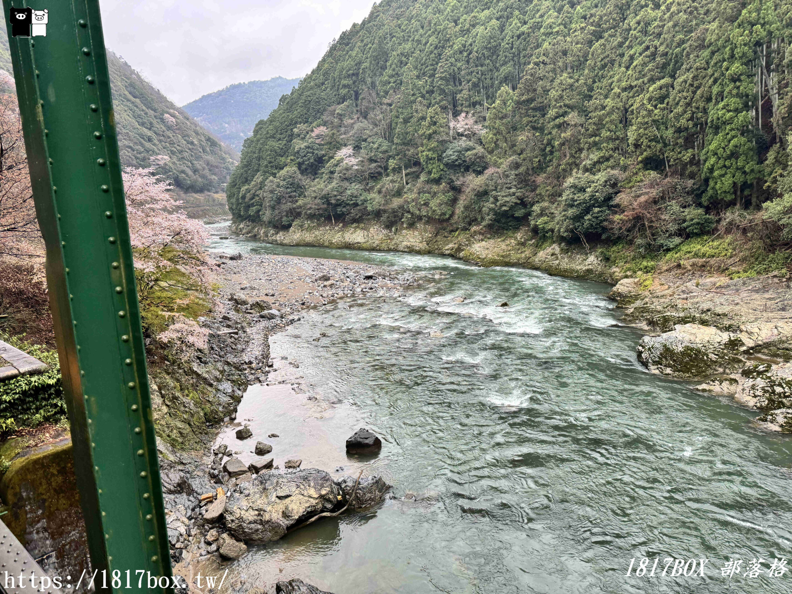 【京都景點】嵐山・嵯峨野觀光鐵路。嵐山小火車龜岡站。令人驚嘆的美景。復古火車帶來的有趣旅程