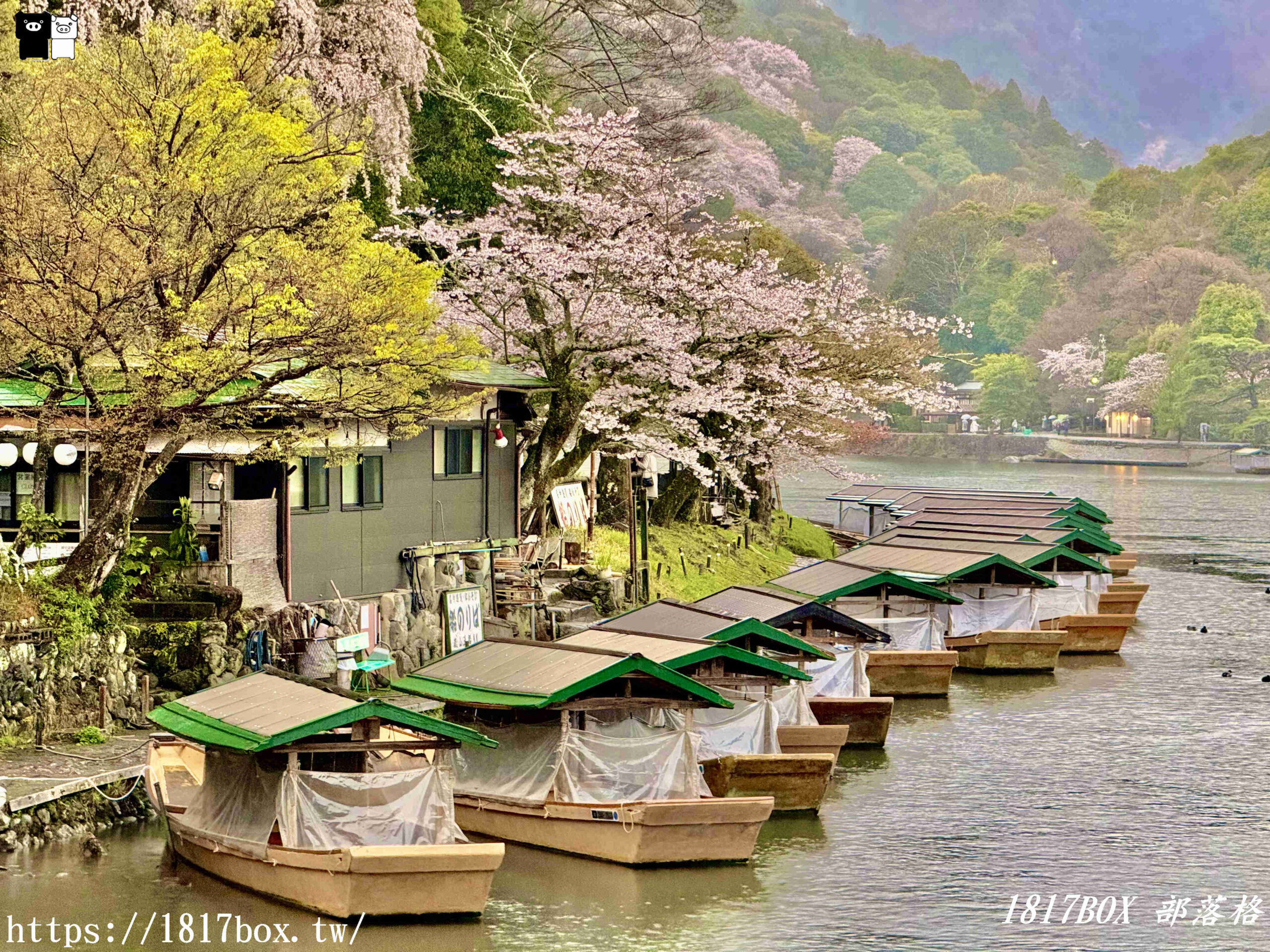 【京都景點】渡月橋。屋形船。嵐山公園。體驗日本四季風情。自然景色優美