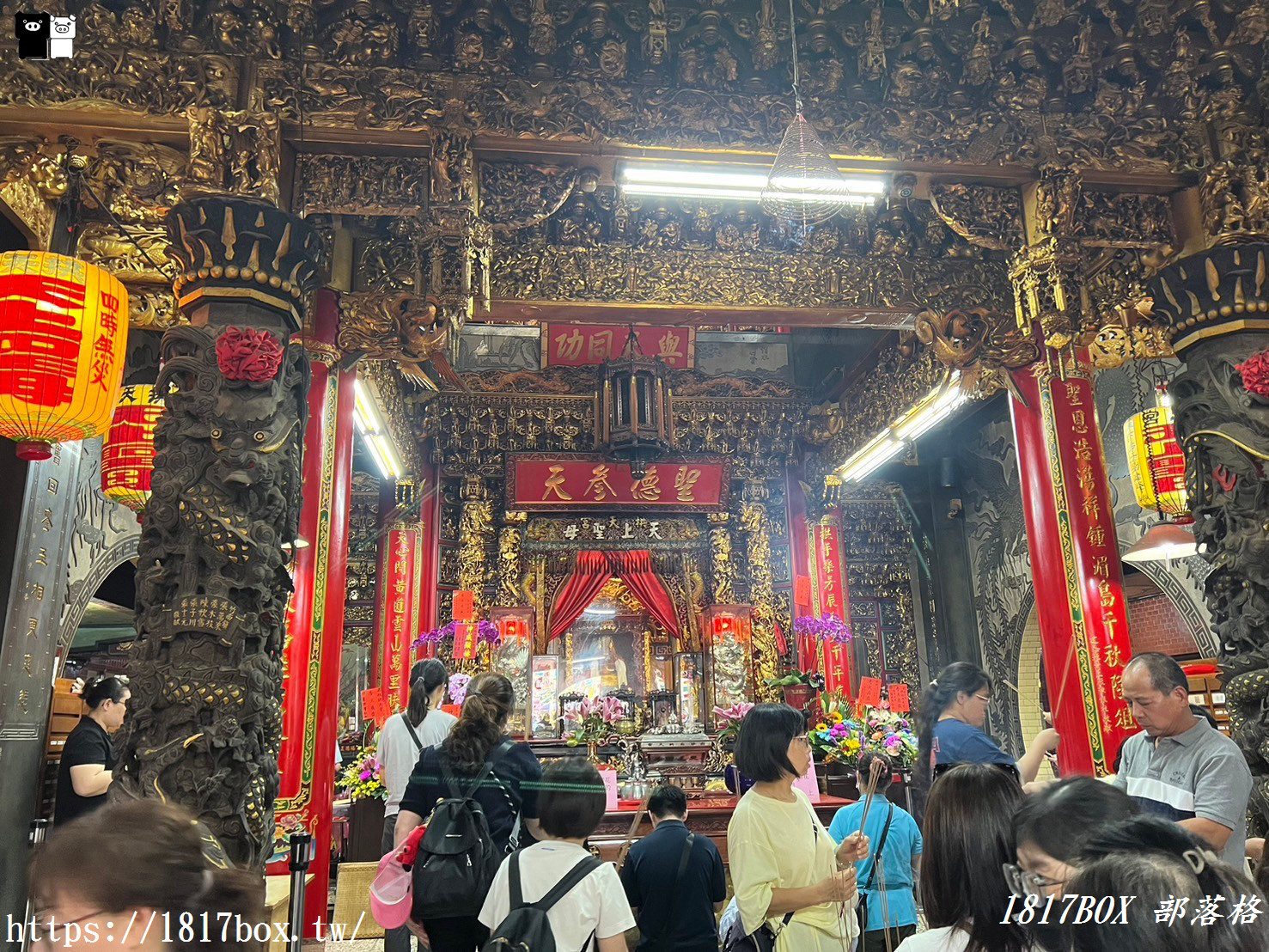 【苗栗。通霄】白沙屯拱天宮。每年徒步往北港進香。台灣宗教百景之一