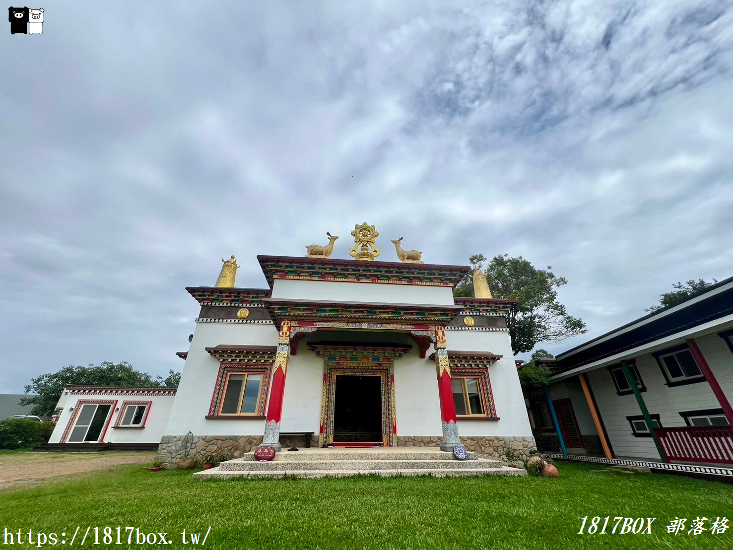 【苗栗。後龍】台灣桑耶寺。五彩西藏風馬旗。免門票賞異國風情