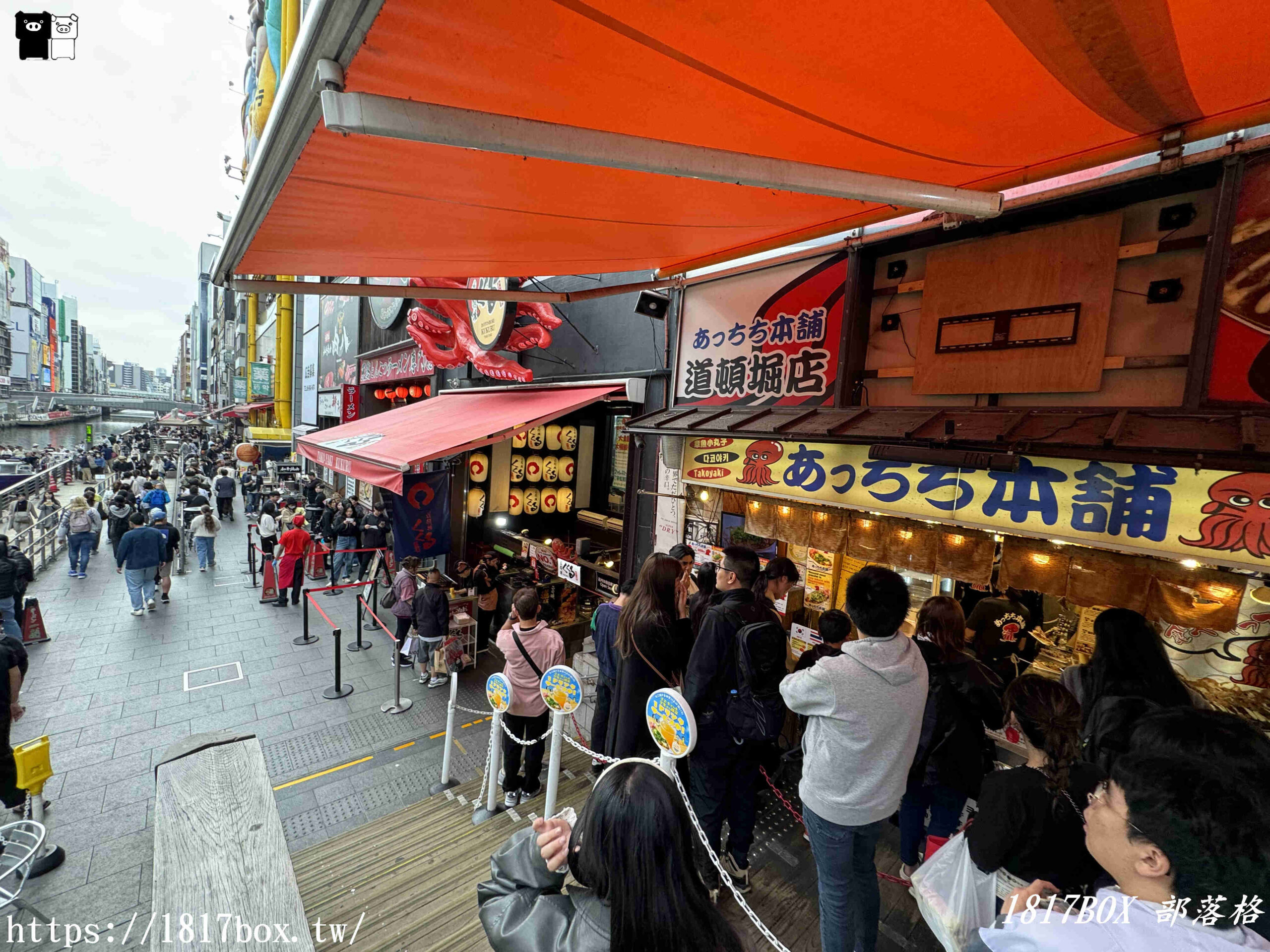 【大阪景點】道頓堀。大阪食文化與大阪風情的濃縮版。固力果跑跑人。巨大立體招牌林立