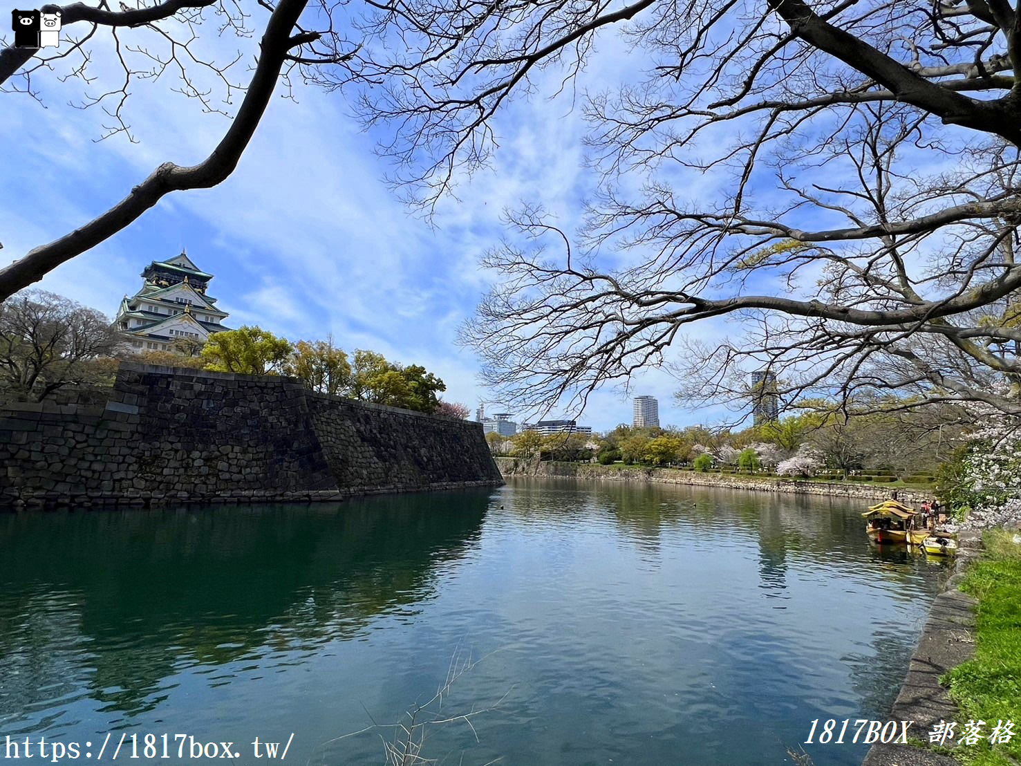 【大阪景點】大川櫻花遊覽船。大阪城御座船。天下第一的黃金和船