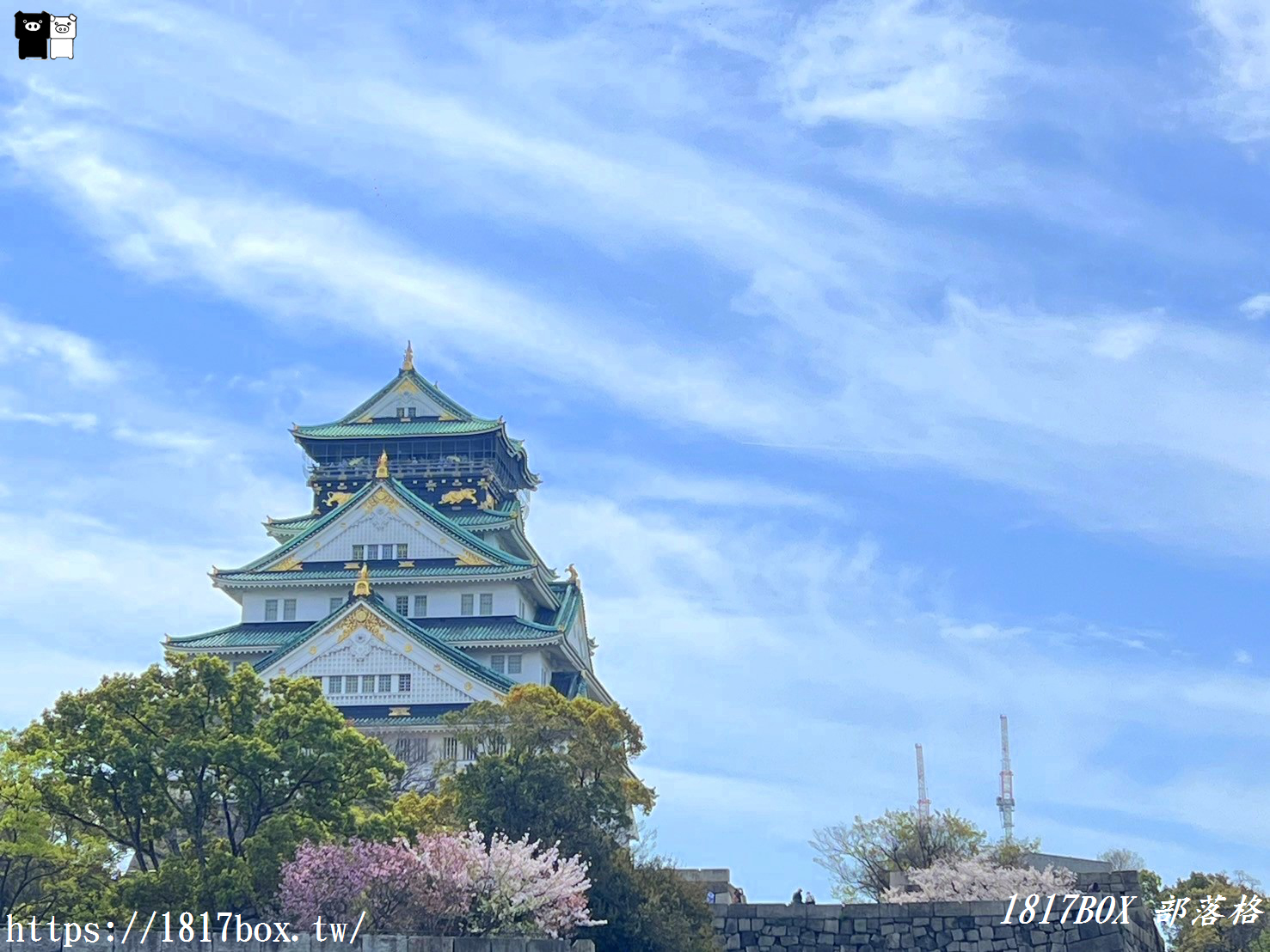 【大阪景點】大川櫻花遊覽船。大阪城御座船。天下第一的黃金和船