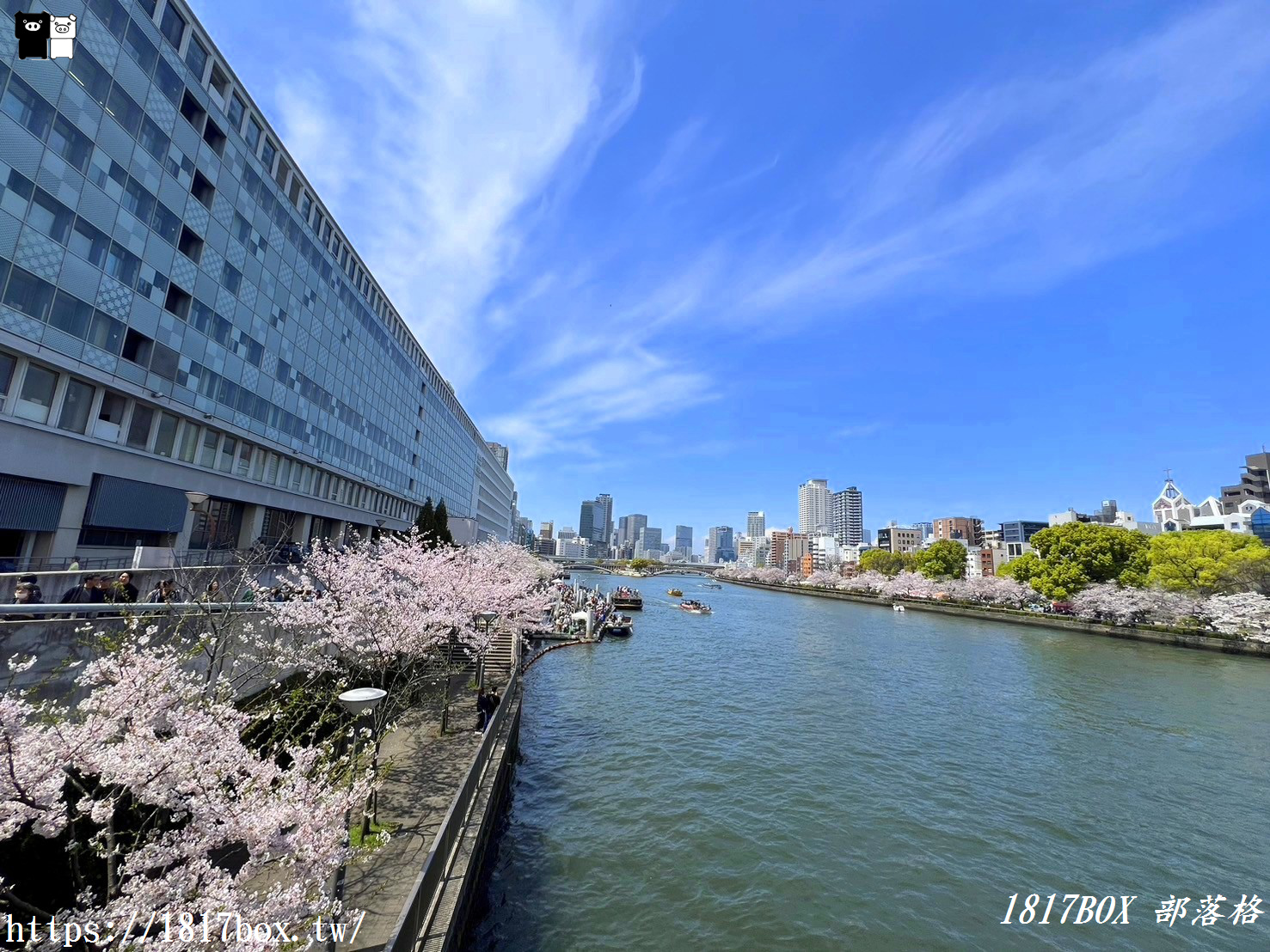 【大阪景點】大川櫻花遊覽船。大阪城御座船。天下第一的黃金和船