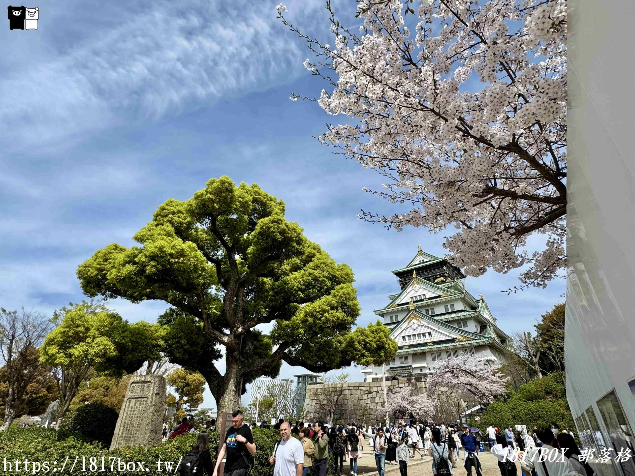 【大阪景點】絕美大阪城公園。一年四季繁花圍繞。大阪城天守閣。太閣大人的城堡