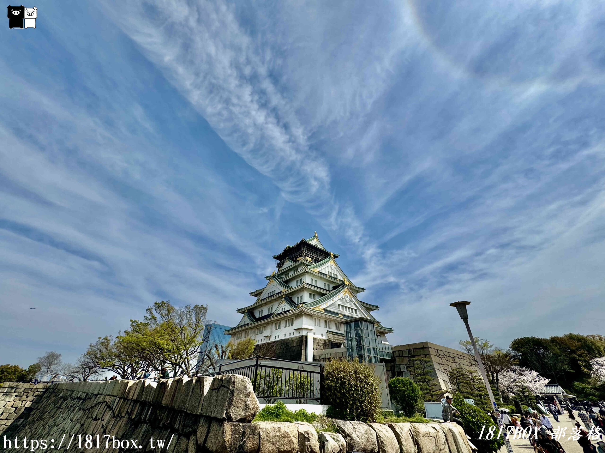 【大阪景點】絕美大阪城公園。一年四季繁花圍繞。大阪城天守閣。太閣大人的城堡