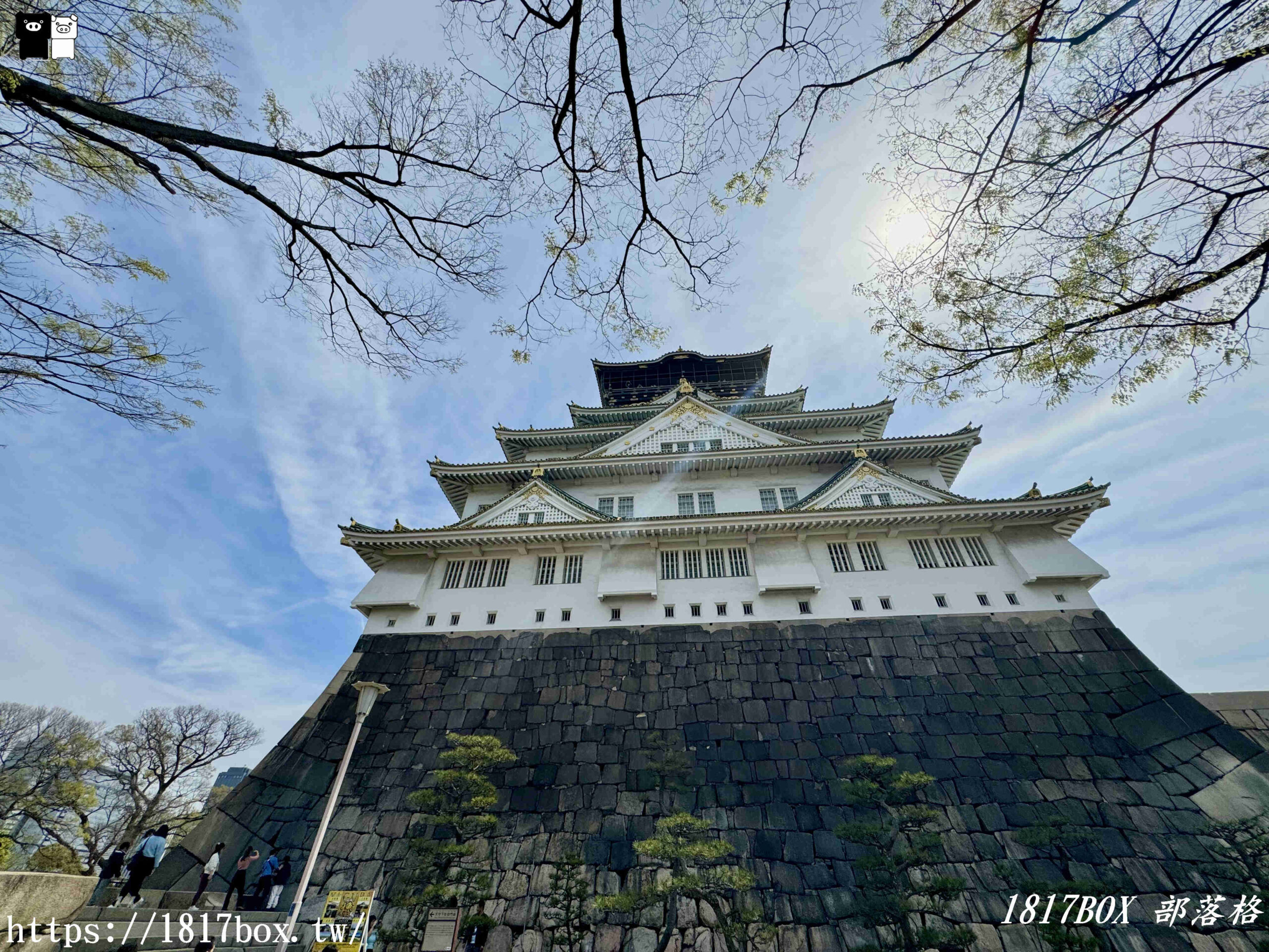 【大阪景點】絕美大阪城公園。一年四季繁花圍繞。大阪城天守閣。太閣大人的城堡