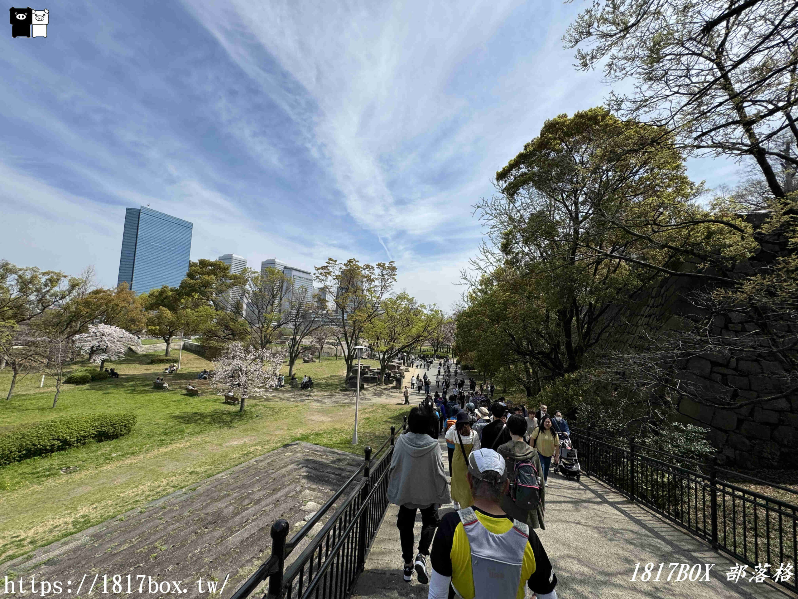 【大阪景點】絕美大阪城公園。一年四季繁花圍繞。大阪城天守閣。太閣大人的城堡