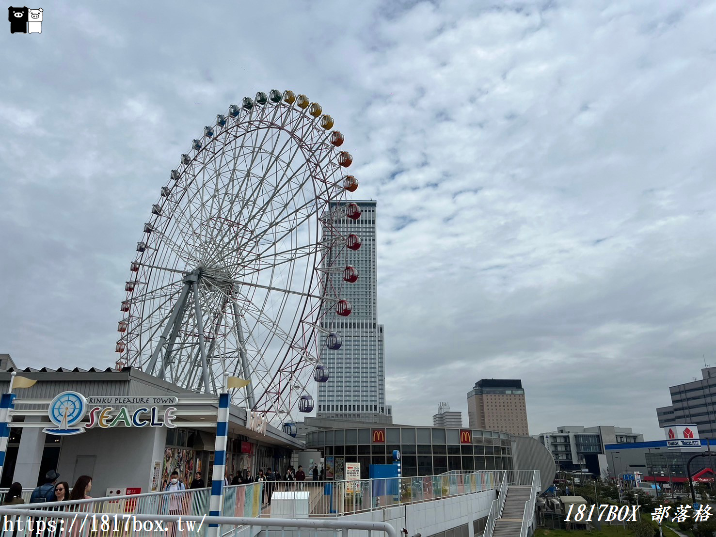 【大阪購物】臨空遊樂城SEACLE。臨空Premium Outlet。以美國港都查爾斯頓為概念的街景設計