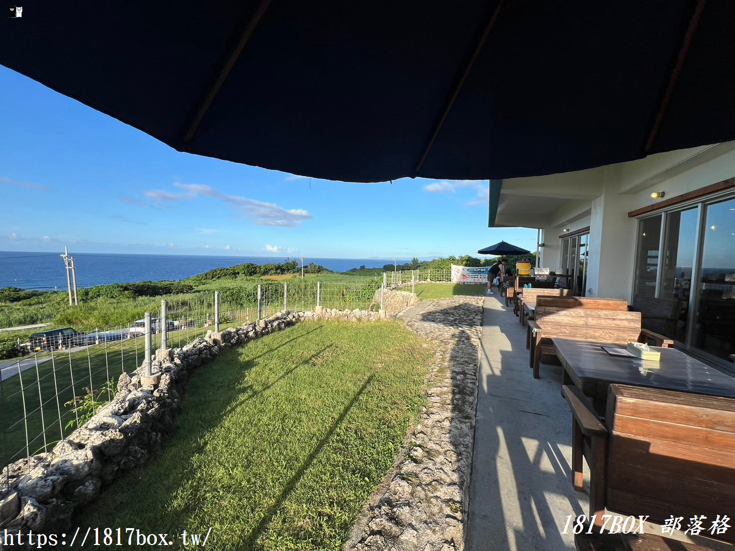 【沖繩美食】Cafe Fukurubi。古宇利島咖啡館。漂亮的沖繩海景一覽無遺