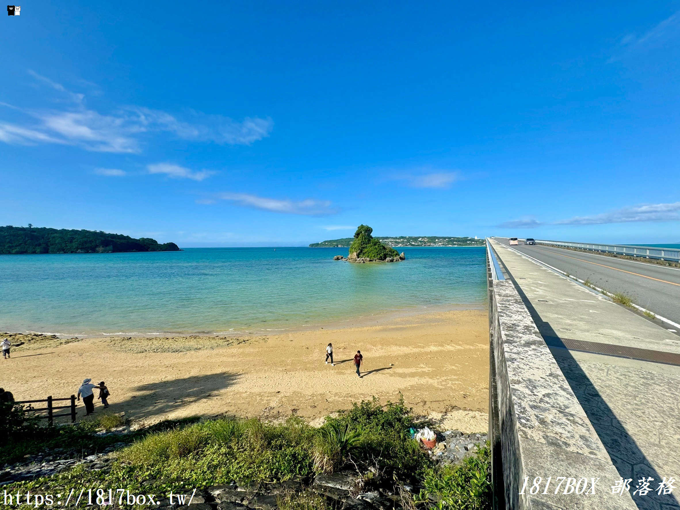 【沖繩景點】古宇利大橋。古宇利海灘。欣賞夢幻海景。感受沖繩悠閒慢活的海島風情