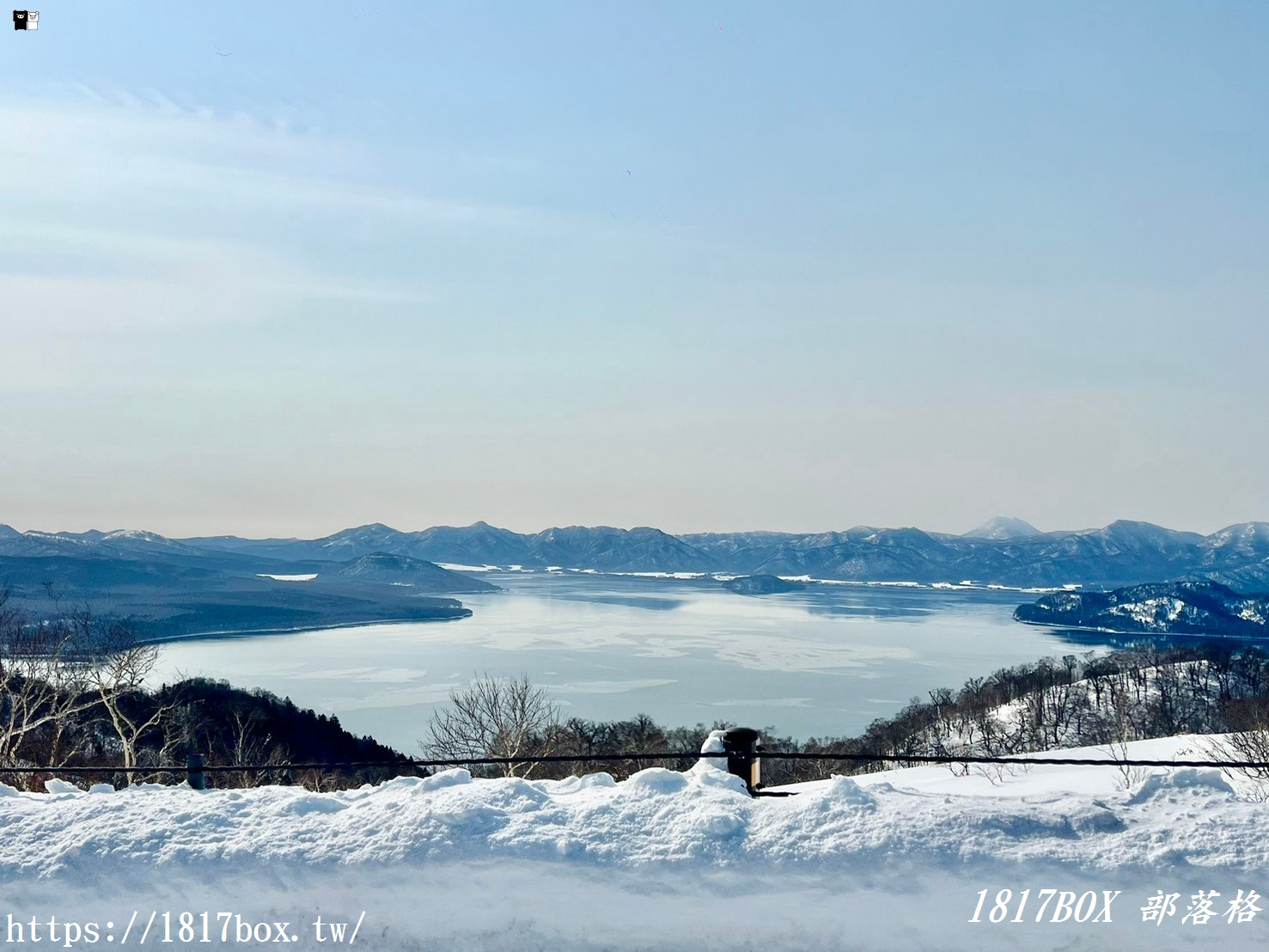 【北海道景點】藻琴峠 。藻琴山 展望駐車公園。眺望屈斜路湖