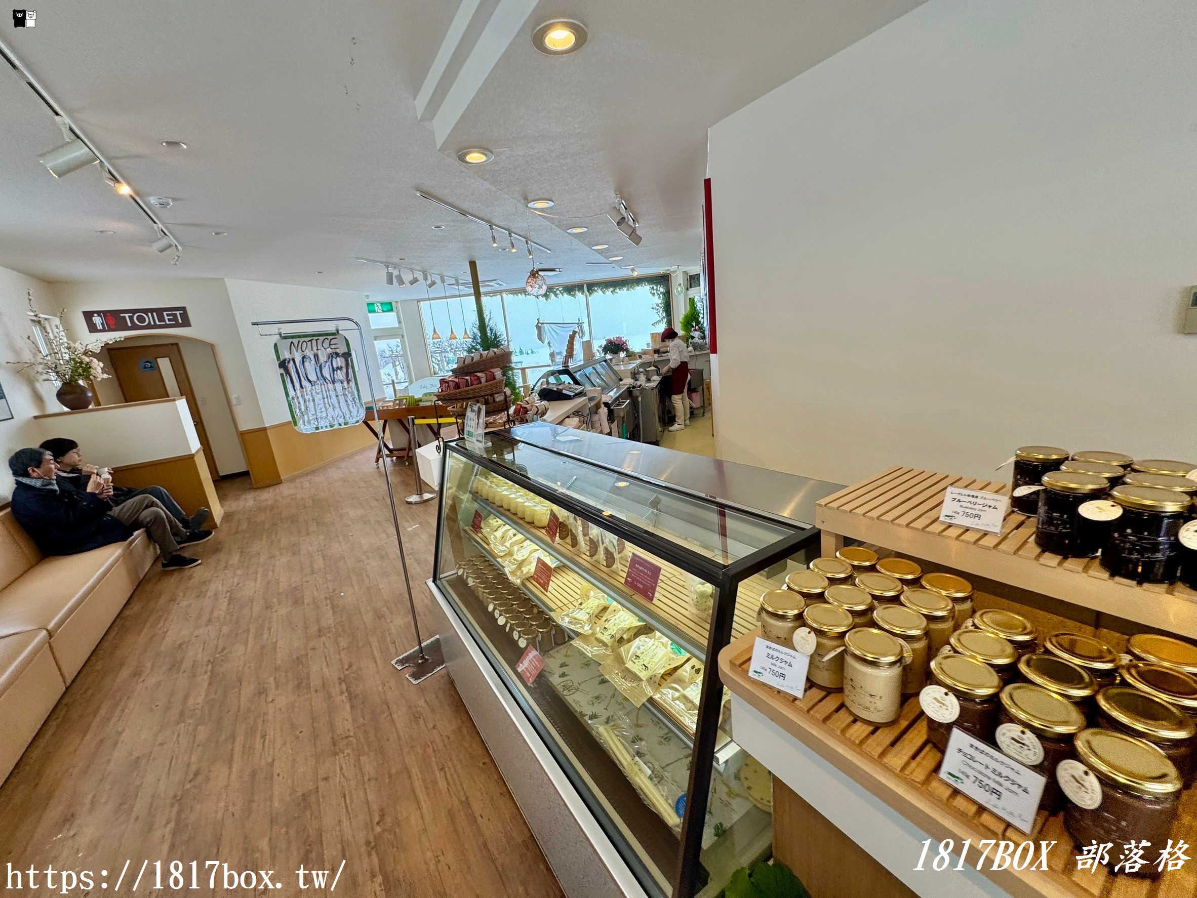 【北海道美食】Lake Hill Farm 。義式冰淇淋。位於洞爺湖町的牧場。遠眺羊蹄山
