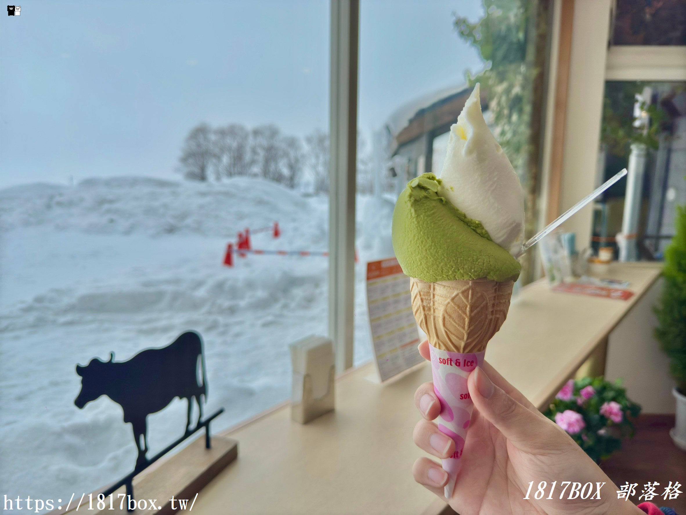 【北海道美食】Lake Hill Farm 。義式冰淇淋。位於洞爺湖町的牧場。遠眺羊蹄山