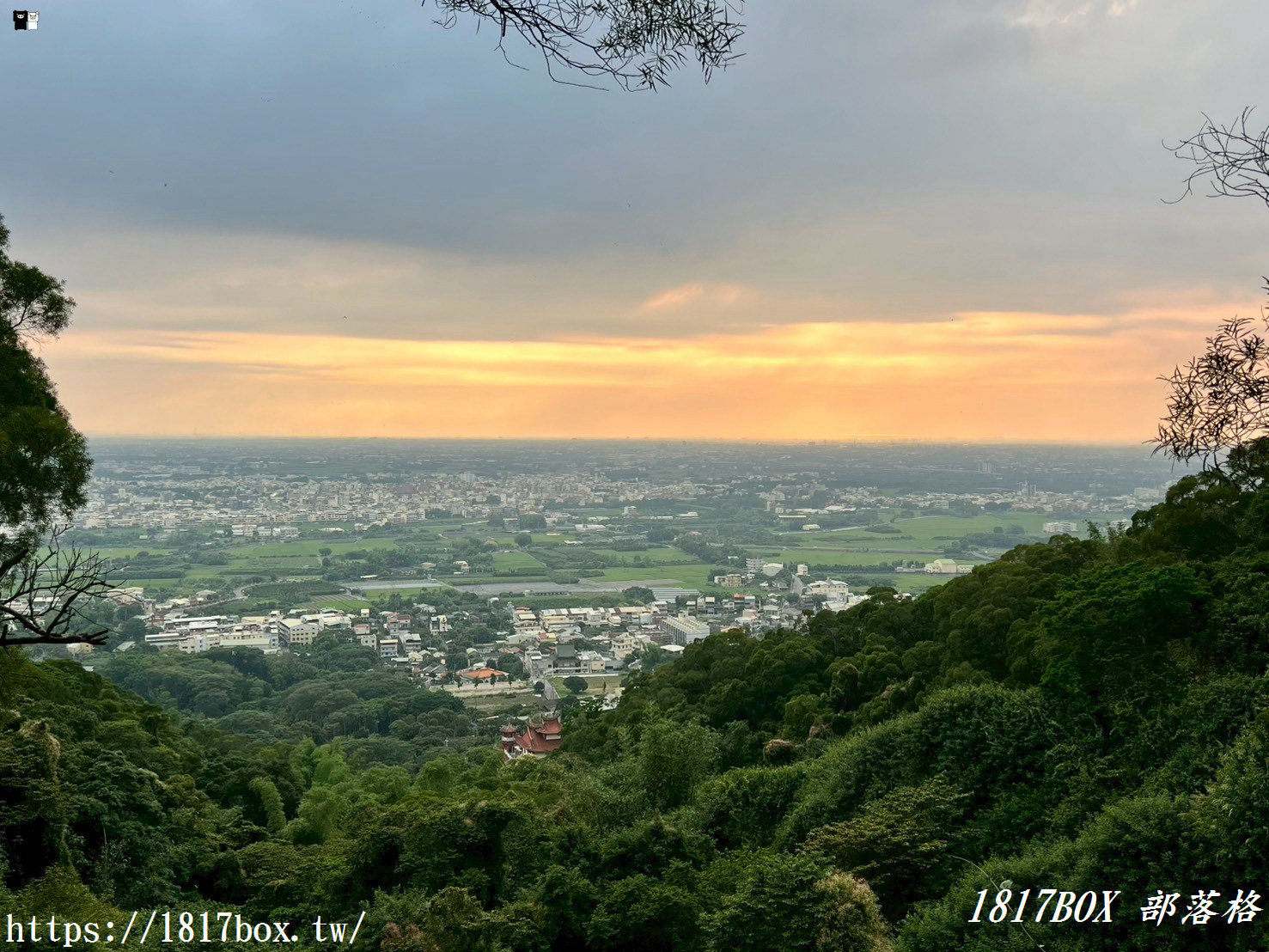 【彰化。田中】麒麟山森林步道。視野極佳。欣賞田中鎮市景