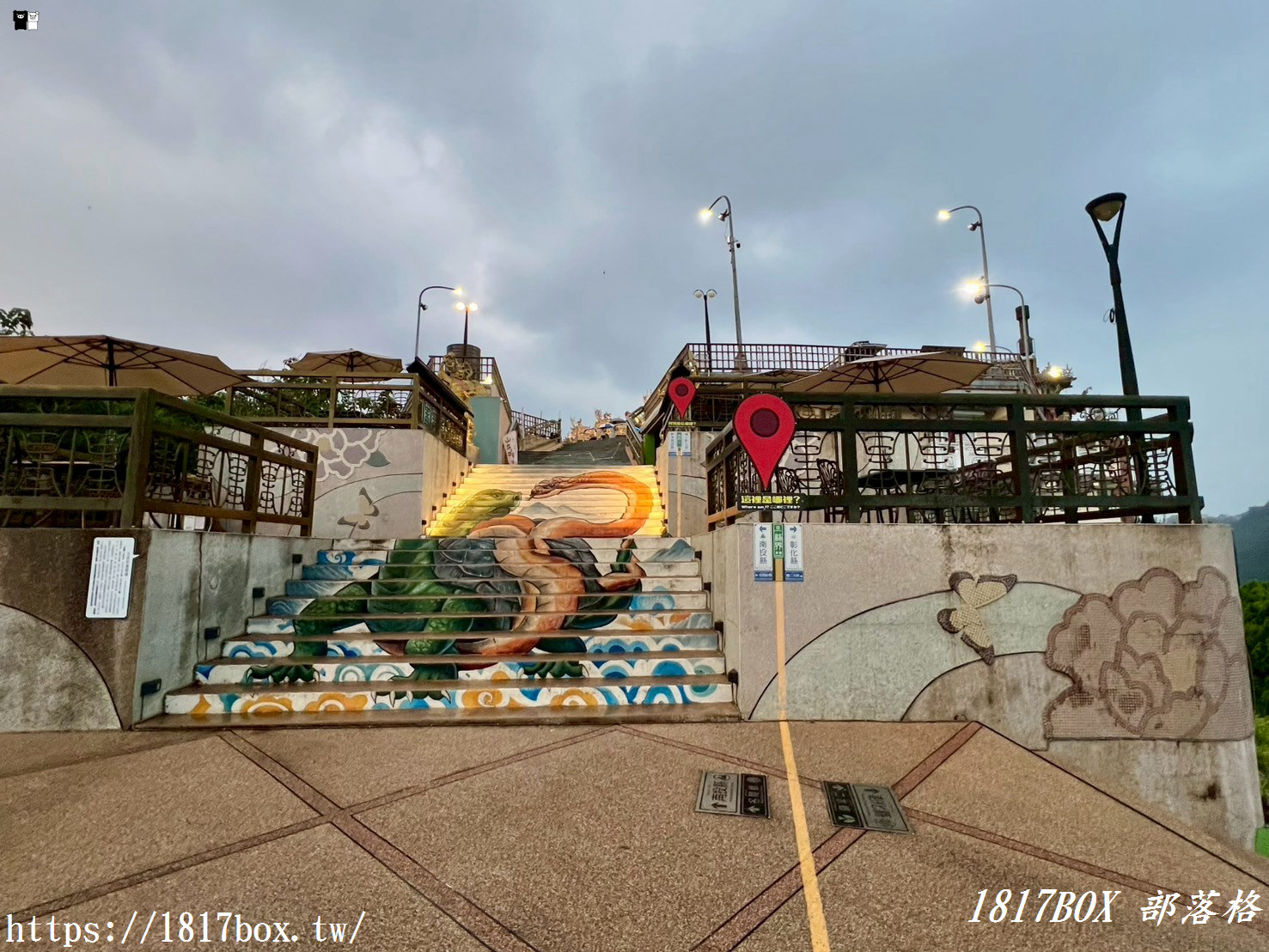 【南投。名間】松柏嶺受天宮。松嶺遠眺。南投八景之一。蛇龜3D彩繪。一秒來回彰化南投打卡點