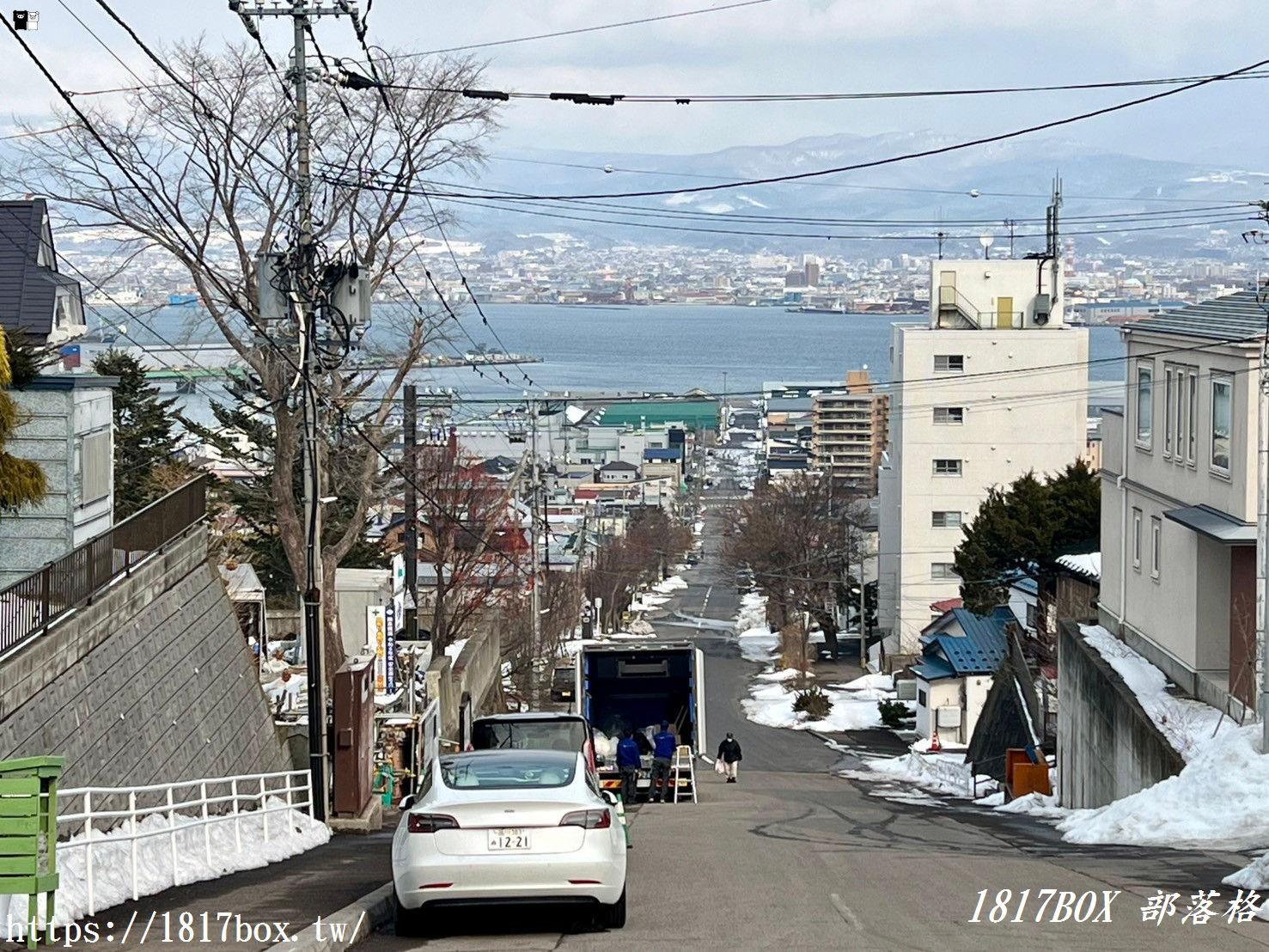 【北海道景點】山上大神宮。俯瞰幸坂與地平線近乎垂直交錯的景色。令人感動的絕景。函館看海神社