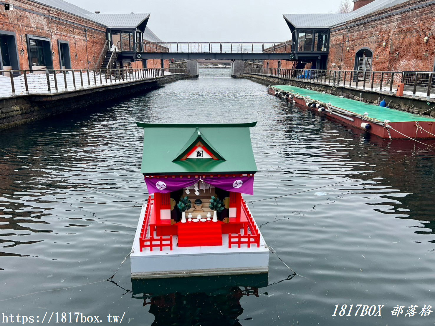 【北海道景點】期間限定！金森神社。漂浮在海上的神社。每年限時開放