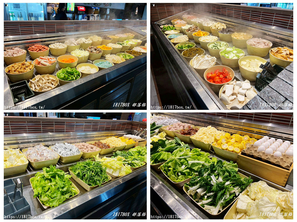 【台中。梧棲】但馬屋しゃぶしゃぶ Mitsui Outlet Park 台中港店。新鮮蔬菜自助吧。無限暢飲吃到飽