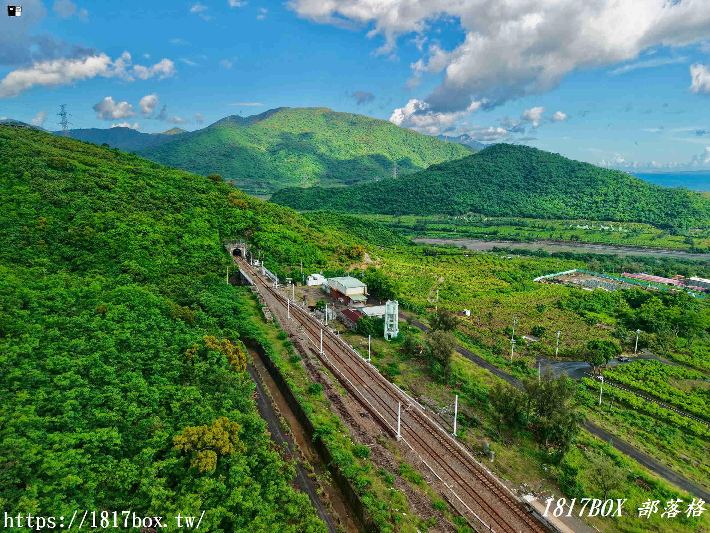 【屏東。獅子】枋山火車站。台灣最南端的無人鐵路車站。遠眺海景秘境車站