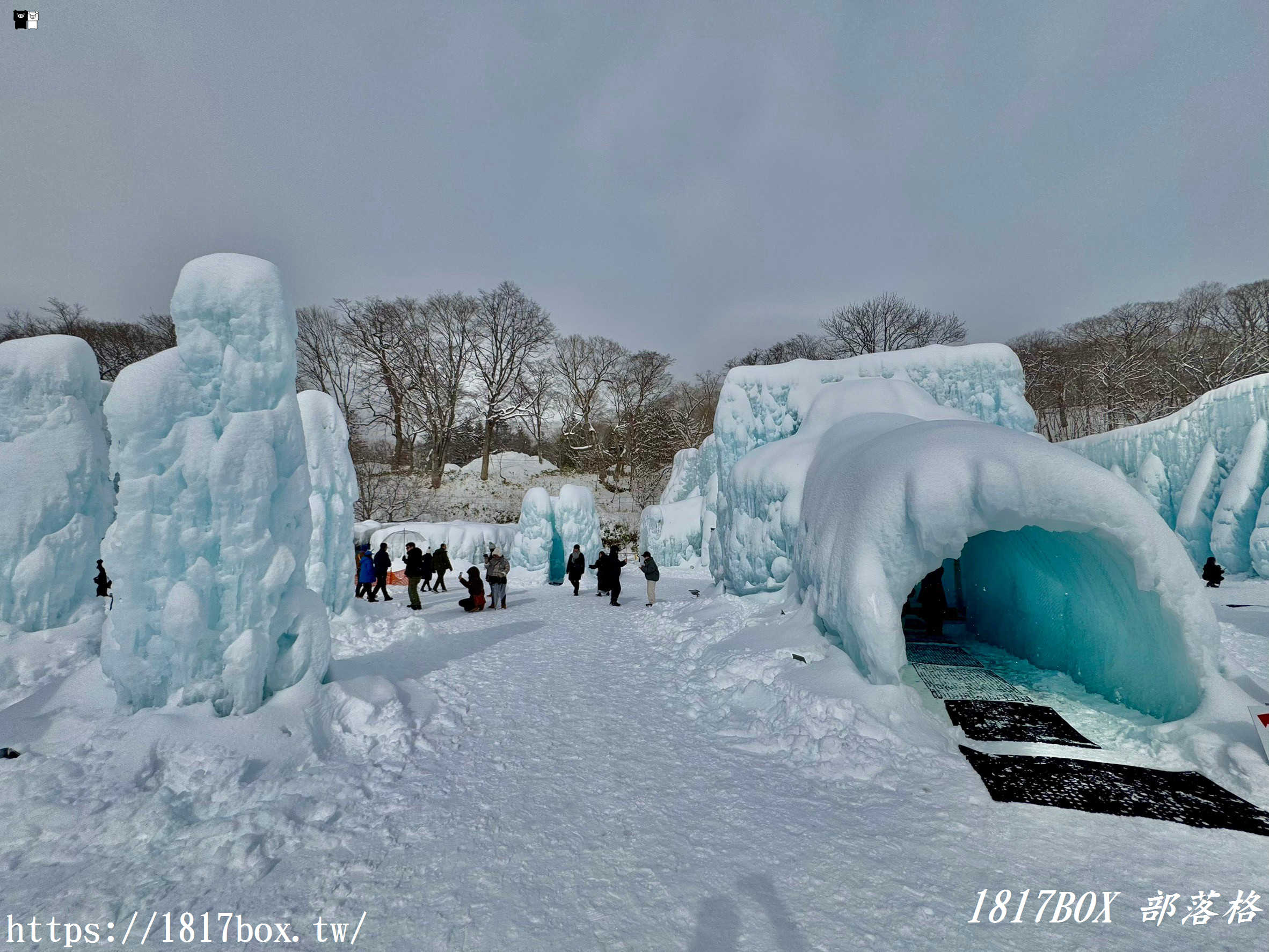 【北海道景點】千歲支笏湖冰濤祭。超夢幻的戶外冰雕作品。體驗支笏湖藍之美