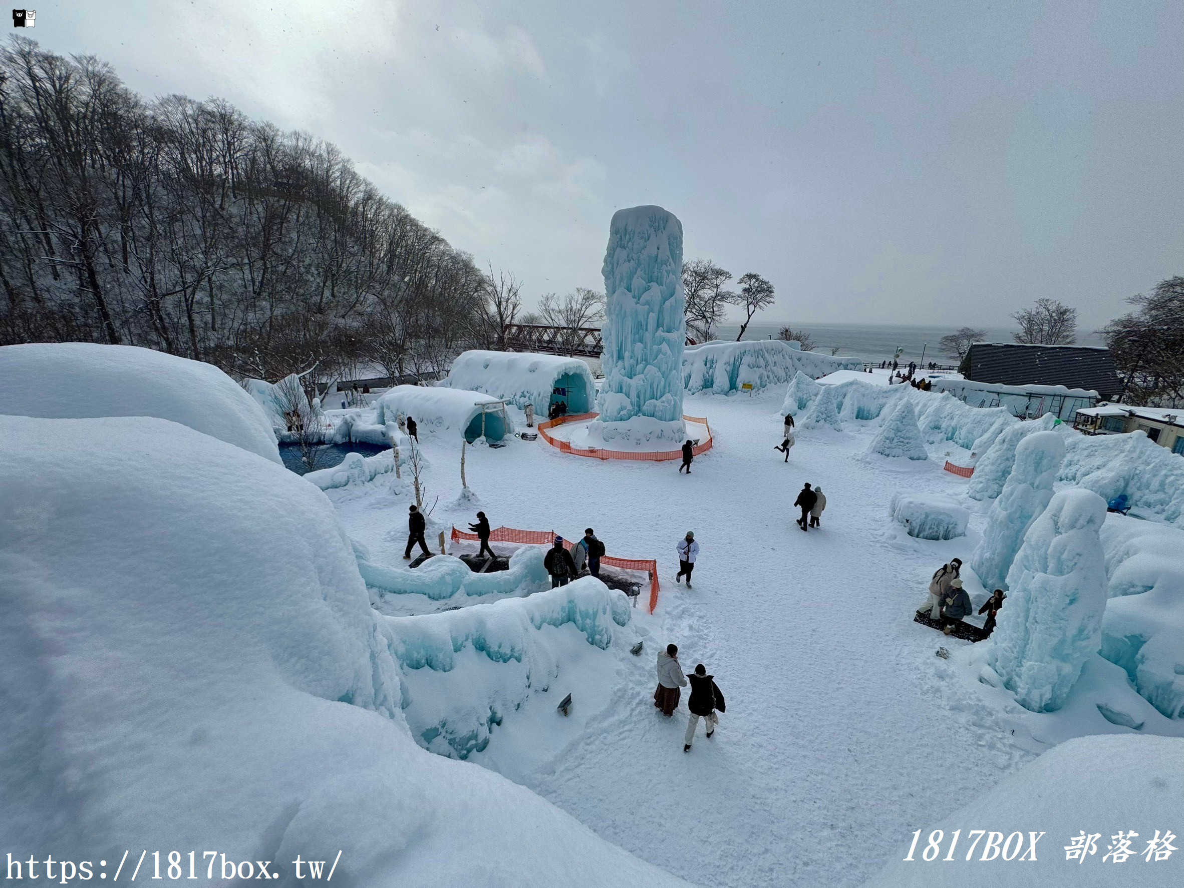 【北海道景點】千歲支笏湖冰濤祭。超夢幻的戶外冰雕作品。體驗支笏湖藍之美