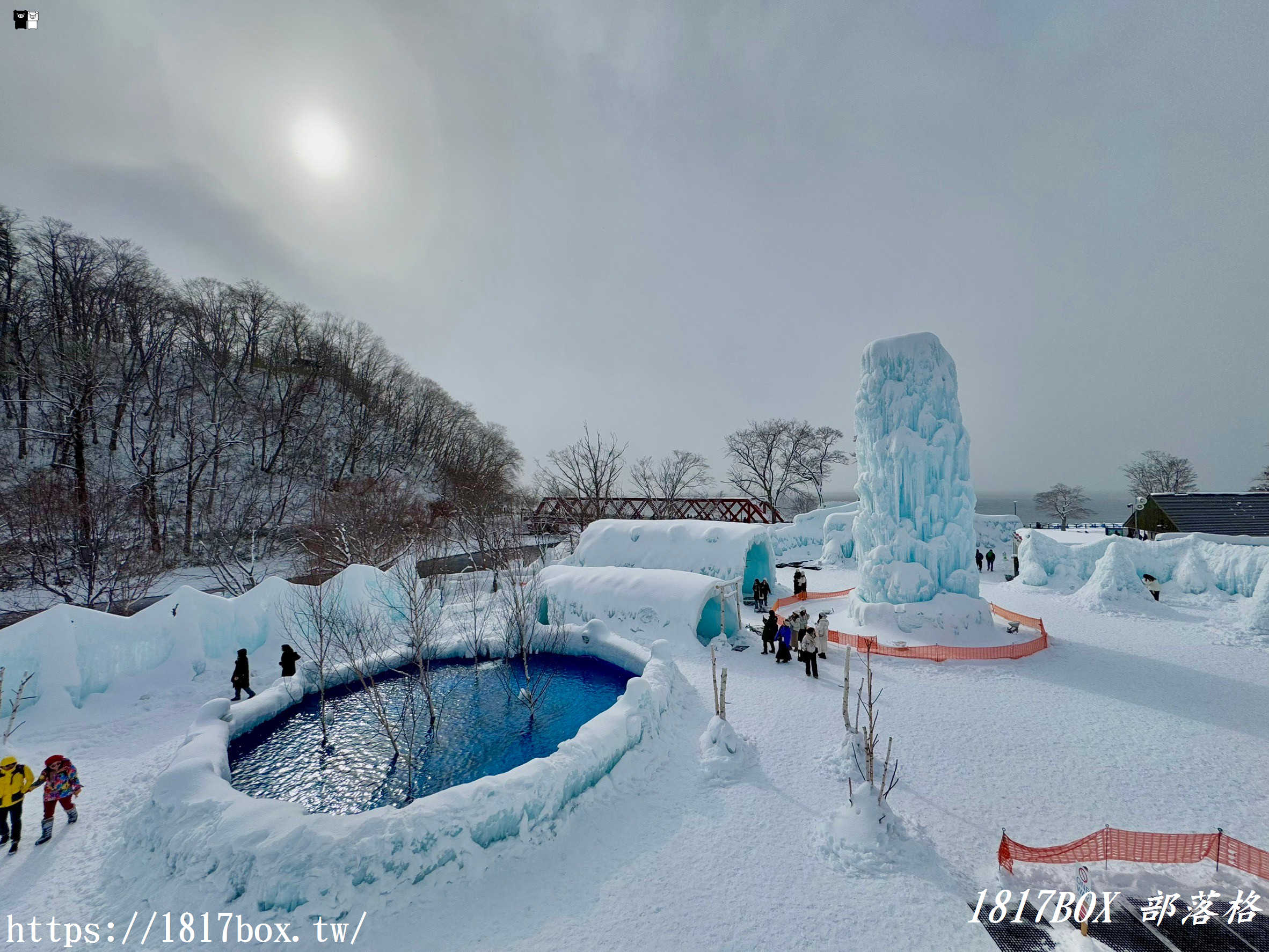 【北海道景點】千歲支笏湖冰濤祭。超夢幻的戶外冰雕作品。體驗支笏湖藍之美