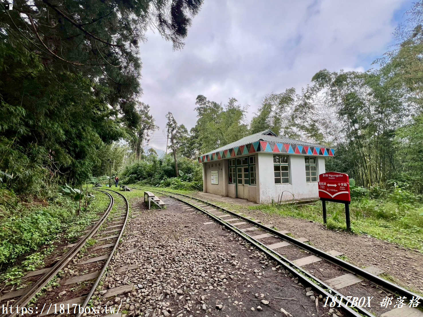 【嘉義。阿里山】森林中寧靜神秘的多林車站。隱藏在美麗的馬蹄型鐵軌彎道後 【嘉義。阿里山】森林中寧靜神秘的多林車站。隱藏在美麗的馬蹄型鐵軌彎道後