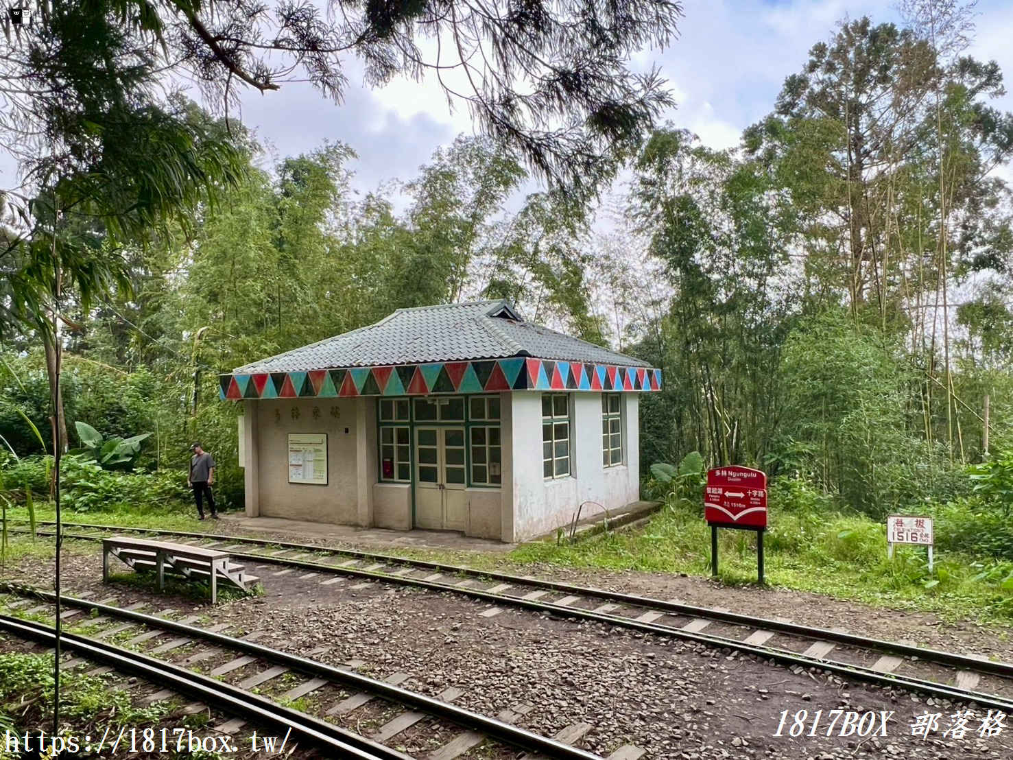 【嘉義。阿里山】森林中寧靜神秘的多林車站。隱藏在美麗的馬蹄型鐵軌彎道後 【嘉義。阿里山】森林中寧靜神秘的多林車站。隱藏在美麗的馬蹄型鐵軌彎道後