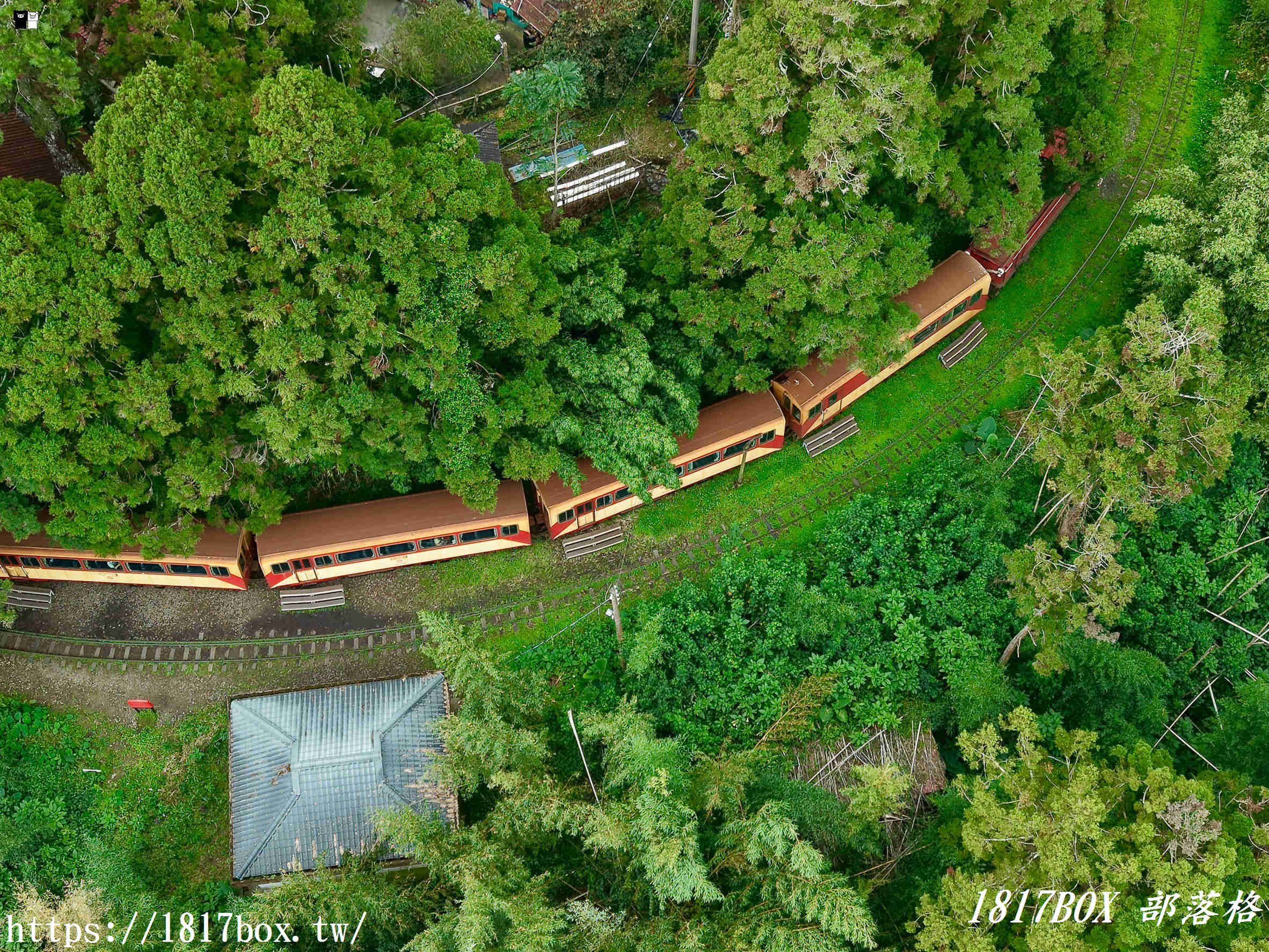 【嘉義。阿里山】森林中寧靜神秘的多林車站。隱藏在美麗的馬蹄型鐵軌彎道後 【嘉義。阿里山】森林中寧靜神秘的多林車站。隱藏在美麗的馬蹄型鐵軌彎道後