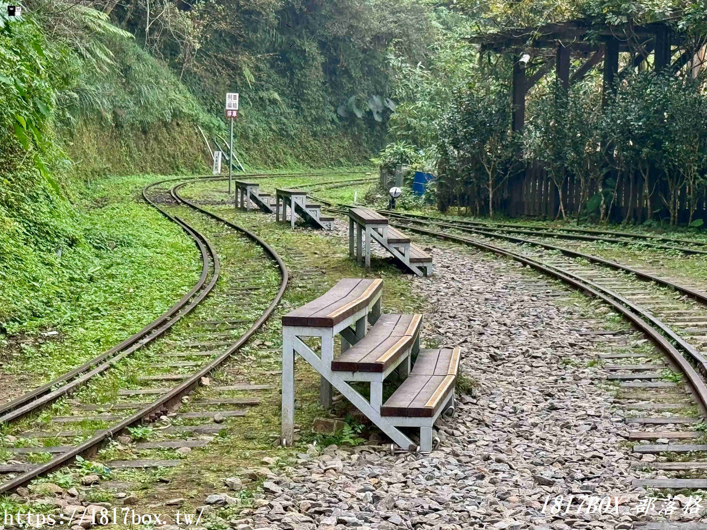 【嘉義。阿里山】十字路車站。目前為阿里山森林鐵路本線復駛的最高點