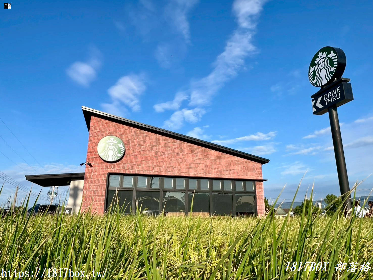 【苗栗。苑裡】星巴克 苑裡稻香門市。金黃稻浪與咖啡的對話