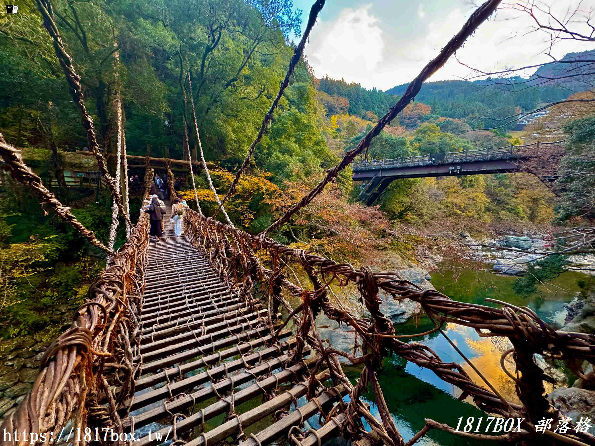 充滿刺激感！架於秘境中的「祖谷藤蔓橋」被列為日本三奇橋之一