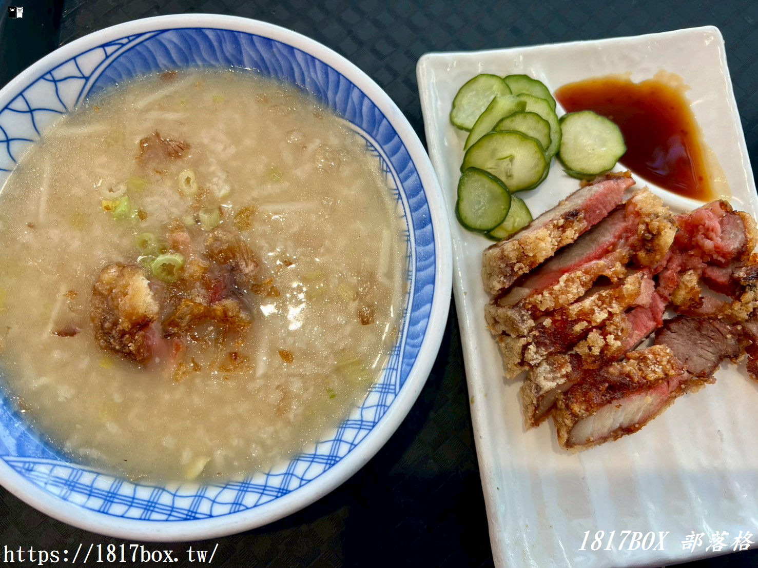 【清水服務區美食】台客燒肉粥：米其林推薦！古早味肉粥配銷魂燒肉