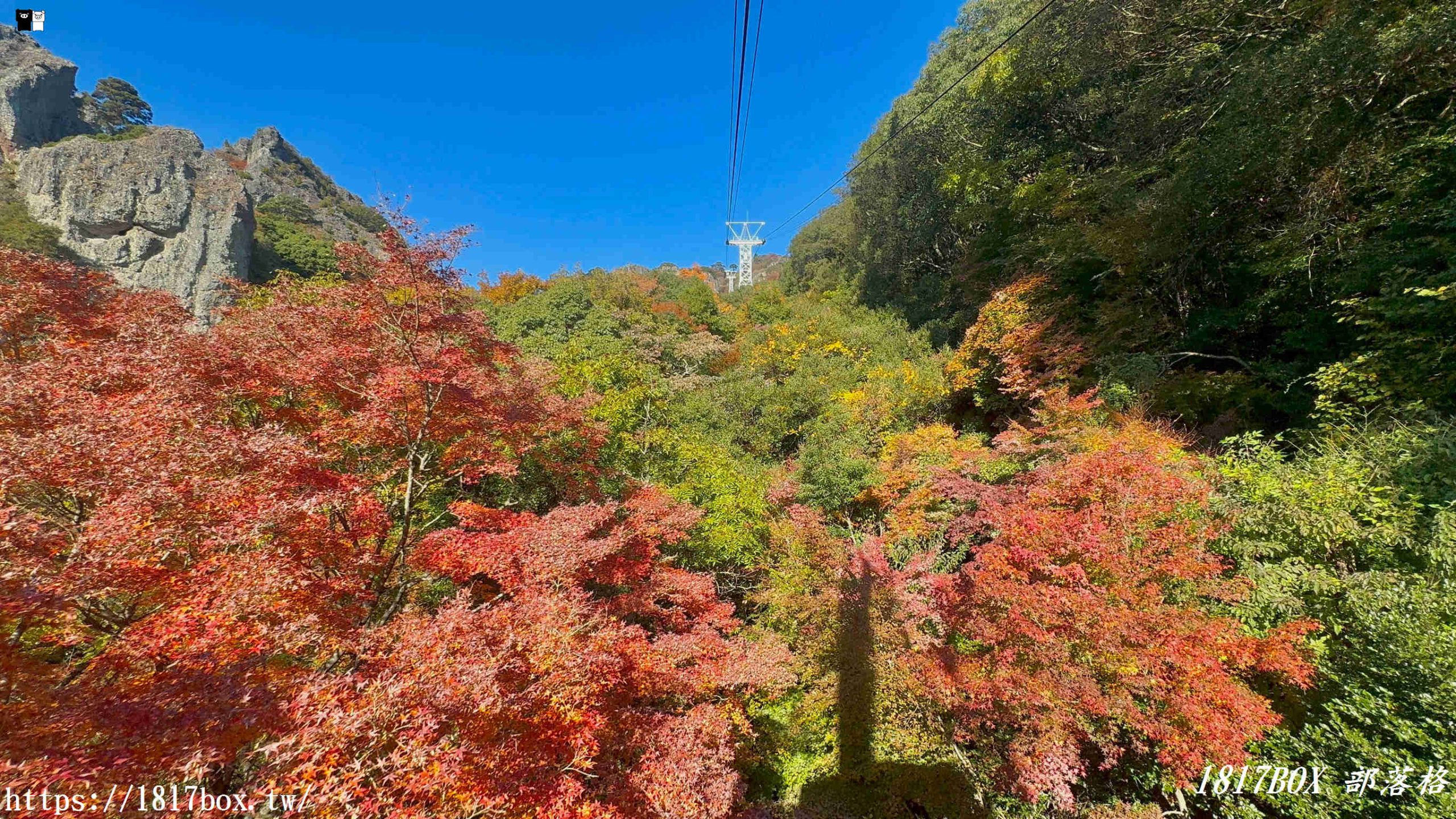 瀨戶內海的秋日絕色：小豆島「寒霞溪」楓紅漫天，搭乘空中纜車走進名畫裡！