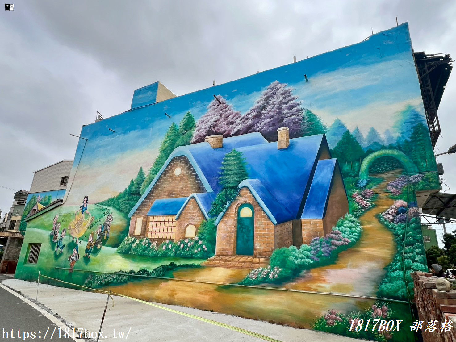 【彰化景點】伸港蚵寮路隱藏版彩繪！Q版動物森林、絕美海邊夕陽，在地私房拍點大公開！