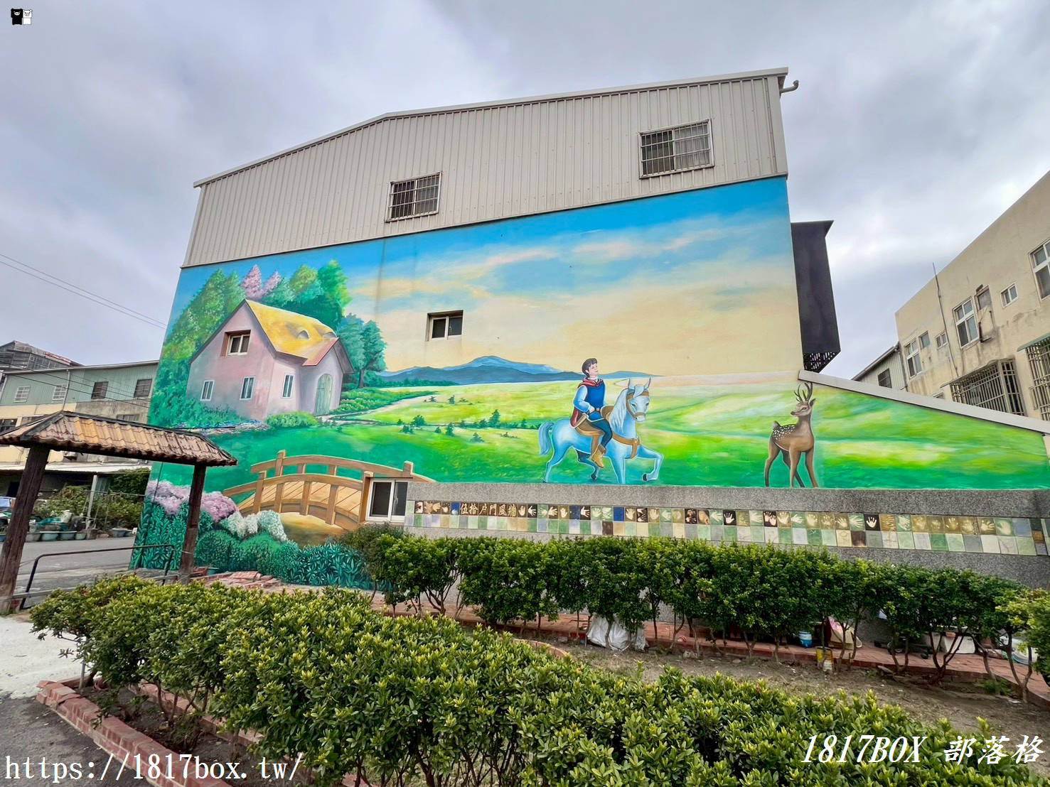 【彰化景點】伸港蚵寮路隱藏版彩繪！Q版動物森林、絕美海邊夕陽，在地私房拍點大公開！