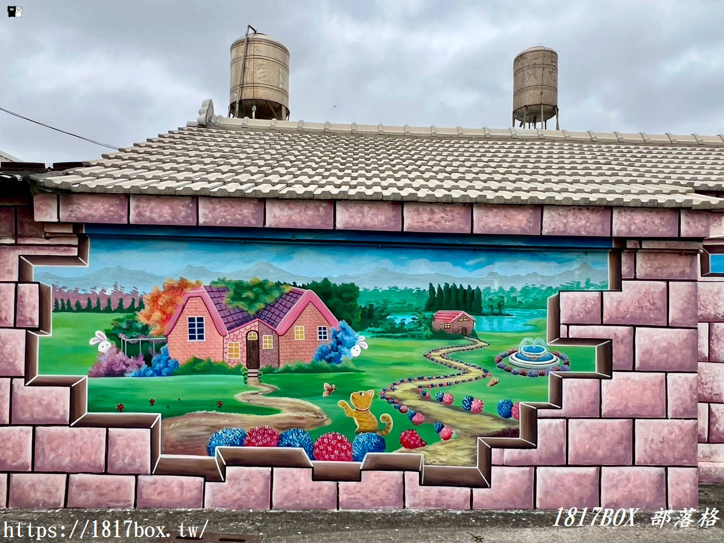 【彰化景點】伸港蚵寮路隱藏版彩繪！Q版動物森林、絕美海邊夕陽，在地私房拍點大公開！