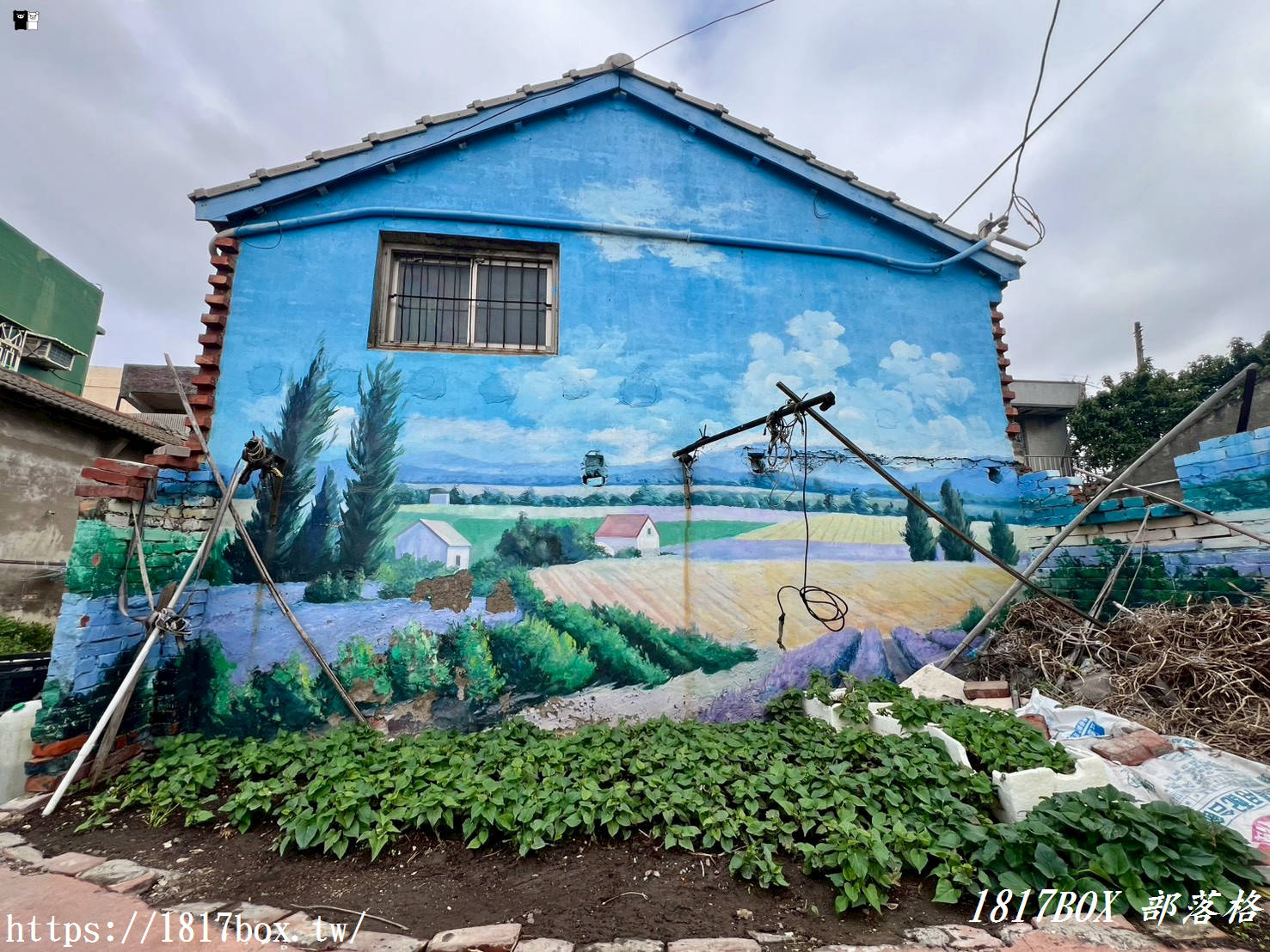 【彰化線西一日遊】走進療癒系農村畫卷：從塭仔社區到溝內村興安宮，漫步全台最純淨的彩繪大道
