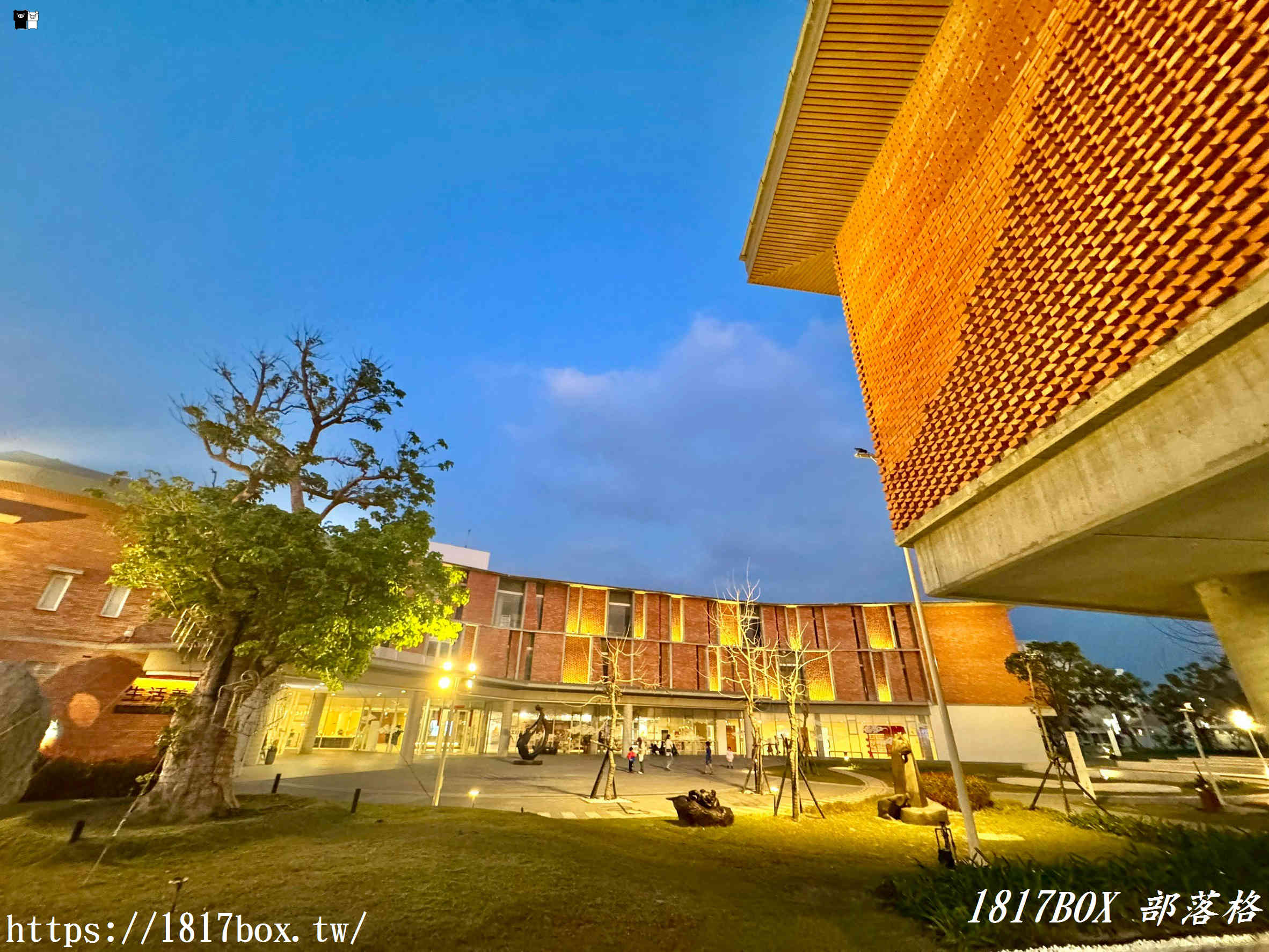 雲林隱藏版夜景！「麥寮社教園區」夜晚華麗變身，宛如漫步在光影森林的浪漫時光