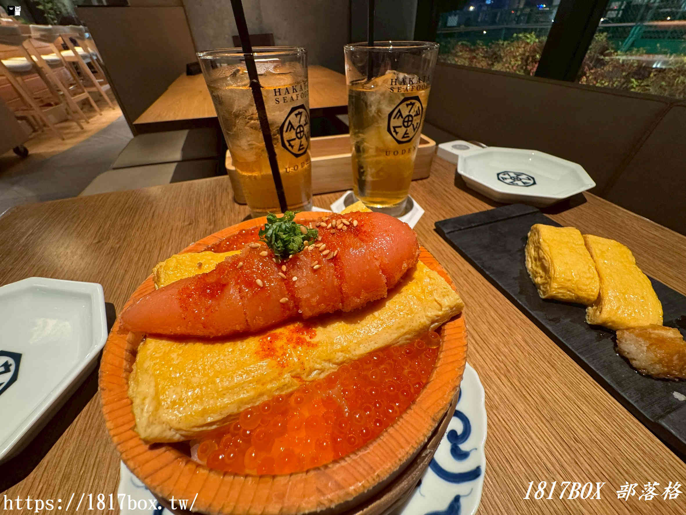 【福岡美食】博多シーフード うお田：視覺震撼「明太子玉子燒丼」！在地排隊名店必吃清單